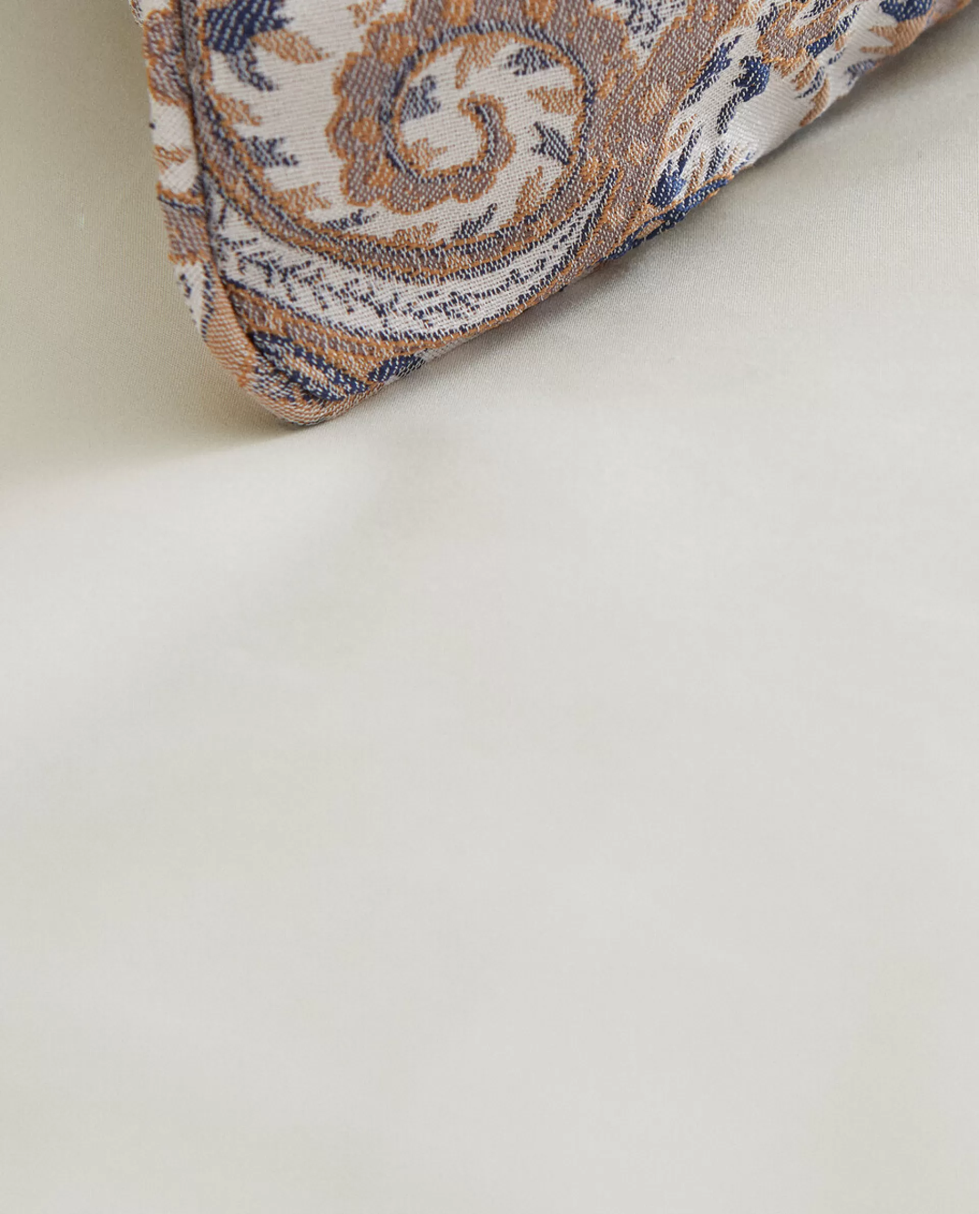 ZARA Home (300 Thread Count) Cotton Percale Duvet Cover Cream Flash Sale