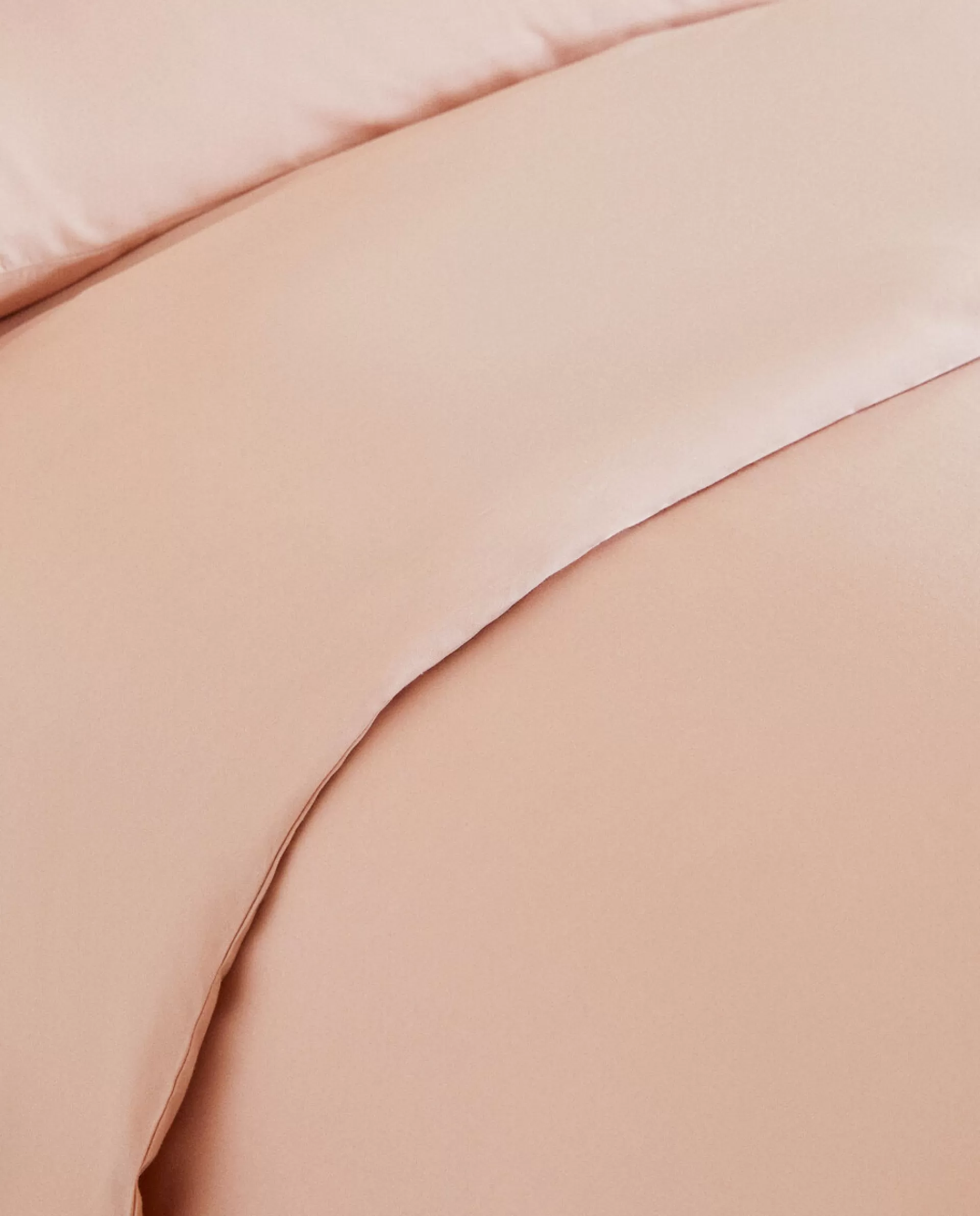 ZARA Home (180 Thread Count) Cotton Percale Duvet Cover Pink Cheap