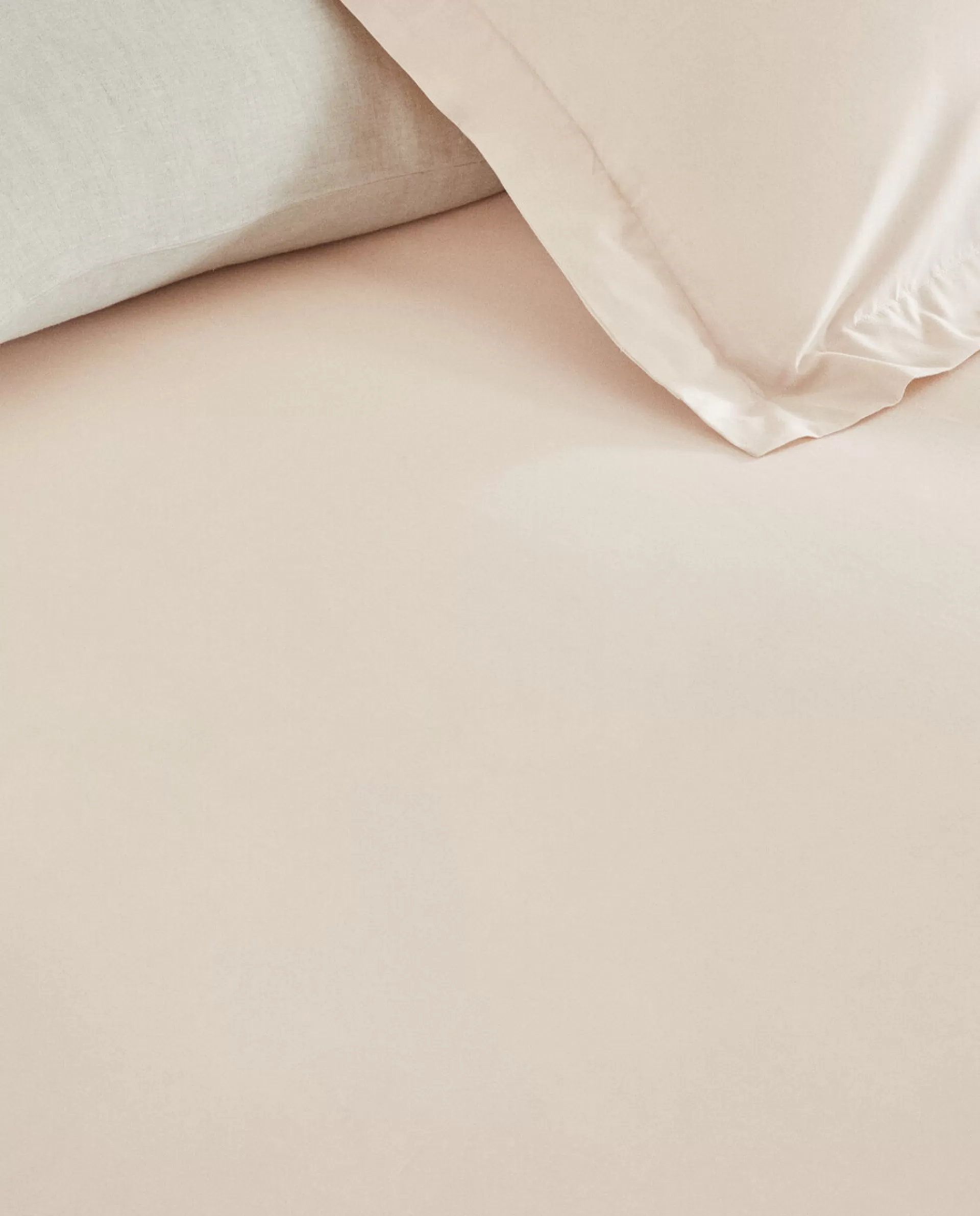 ZARA Home (180 Thread Count) Cotton Percale Duvet Cover Peach Store
