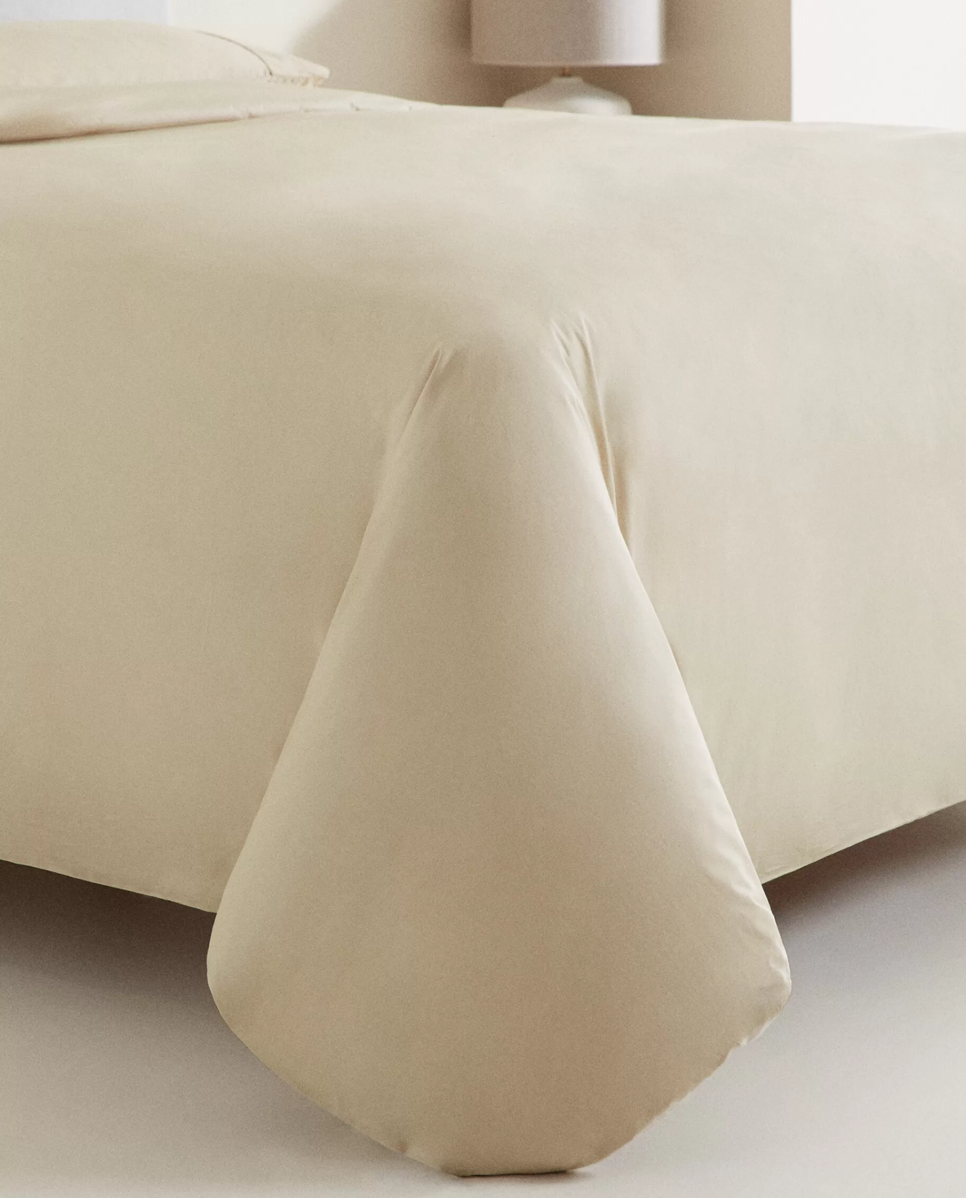 thread_count_cotton_percale_duvet_cover_4-13.webp ZARA Home (300 Thread Count) Cotton Percale Duvet Cover Beige Discount