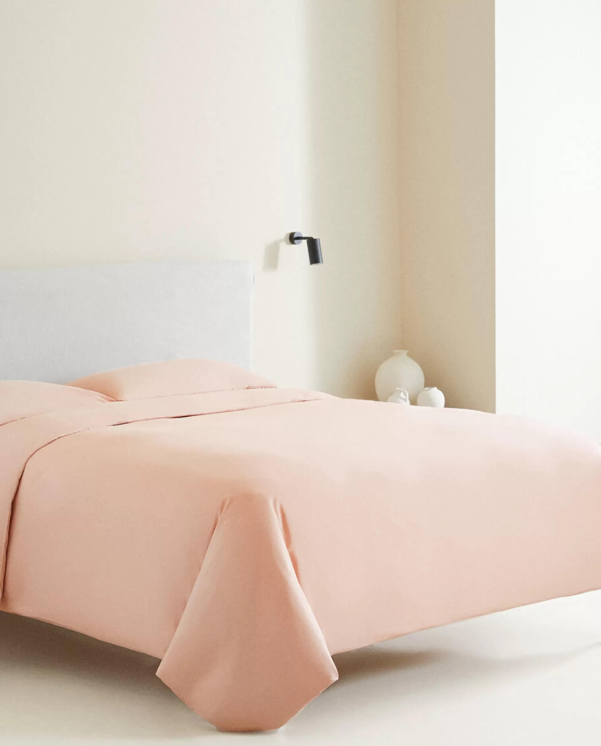 ZARA Home (180 Thread Count) Cotton Percale Fitted Sheet Pink Store