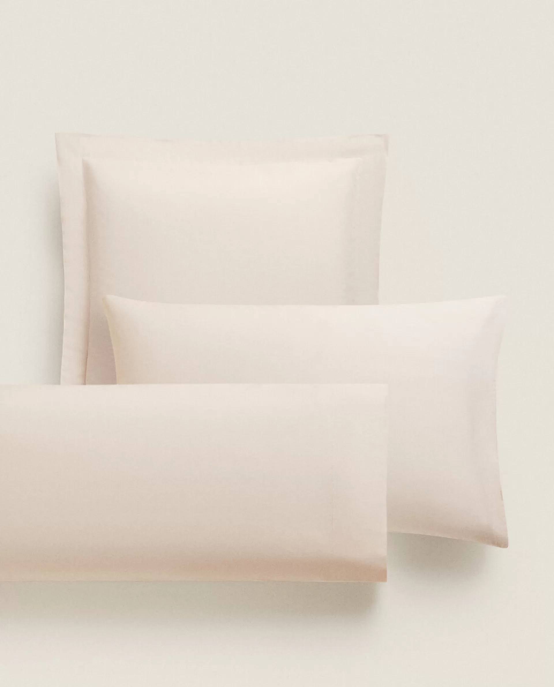 ZARA Home (180 Thread Count) Cotton Percale Pillowcase Peach Shop