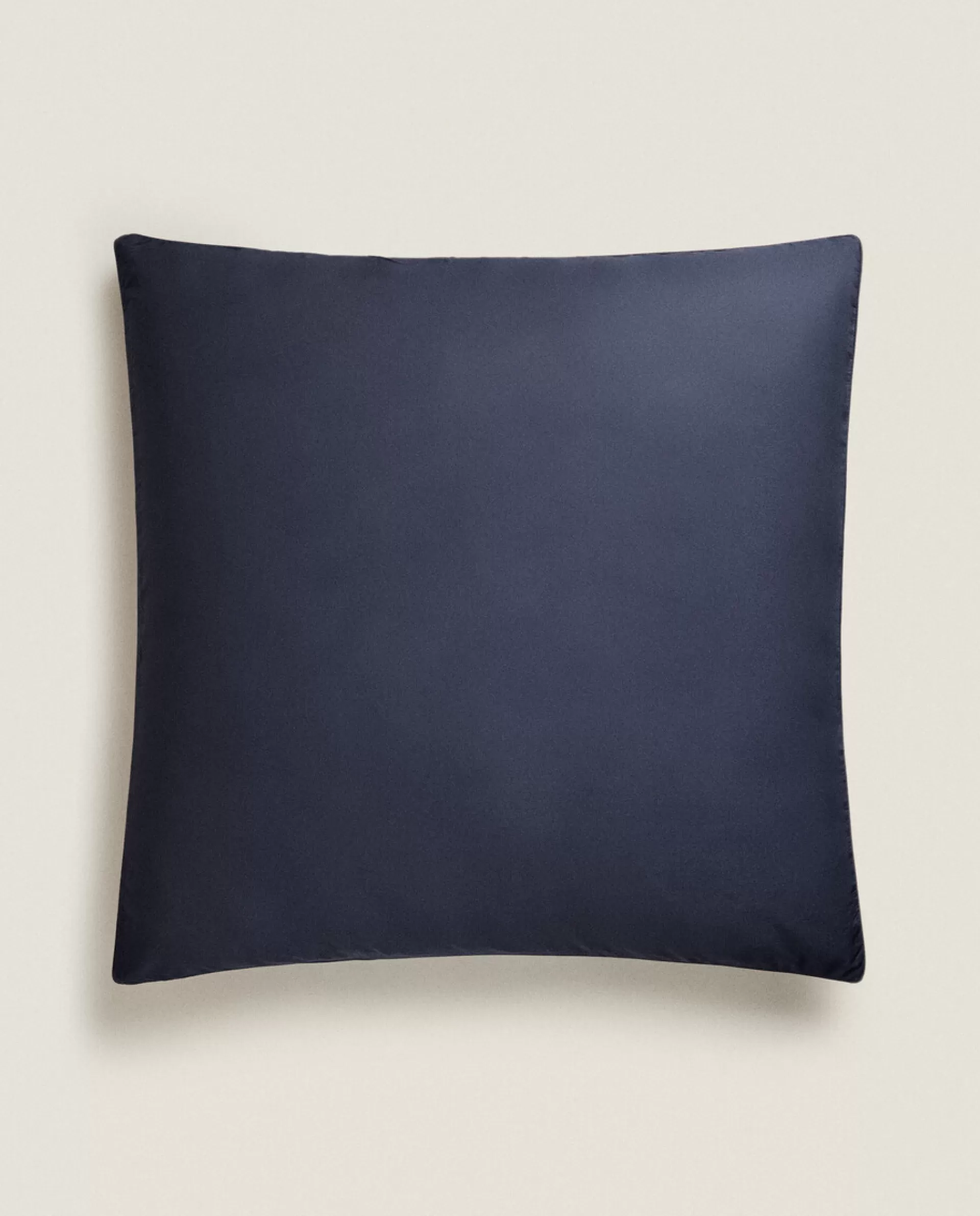 ZARA Home (300 Thread Count) Cotton Percale Pillowcase Navy New