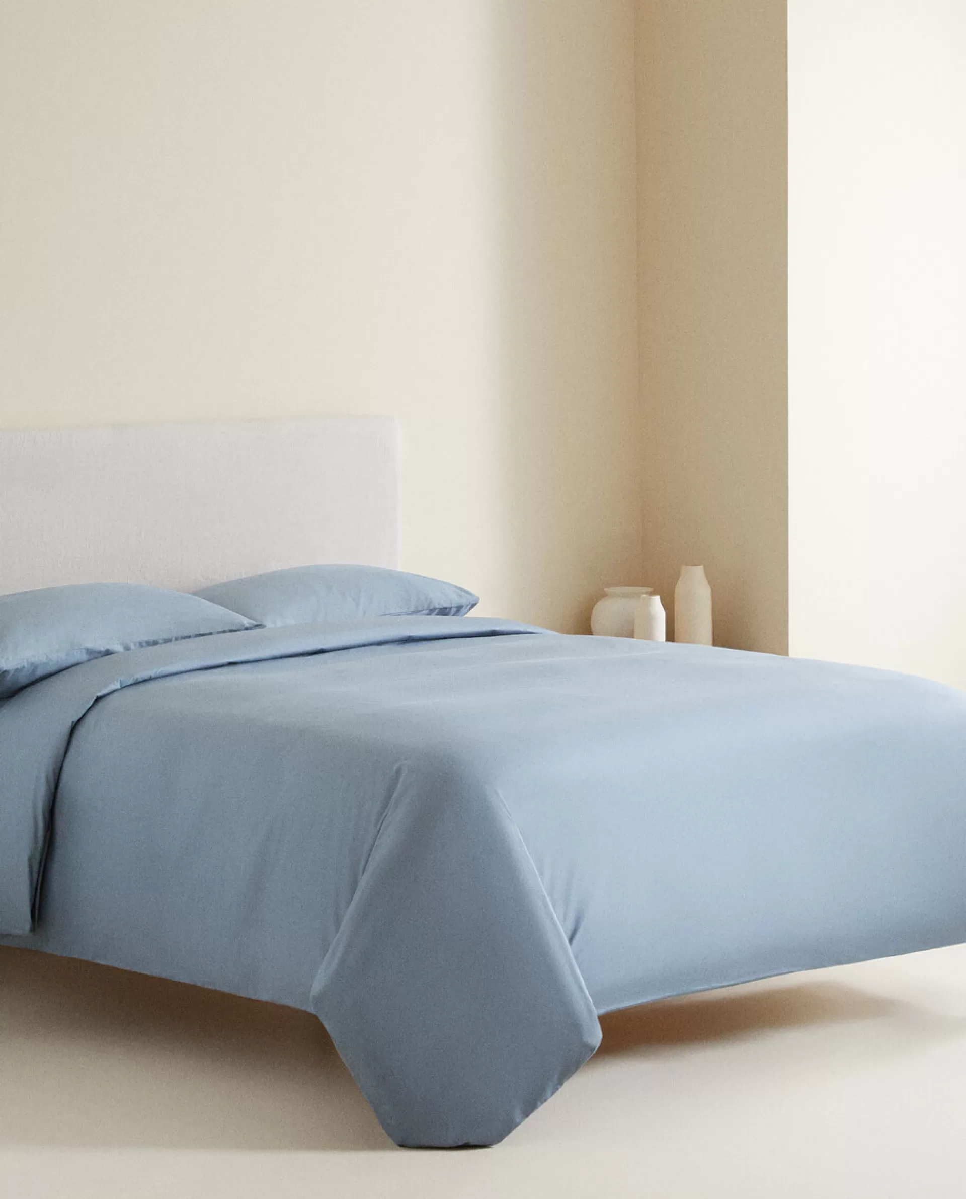 ZARA Home (200 Thread Count) Percale Duvet Cover Petroleum Sale