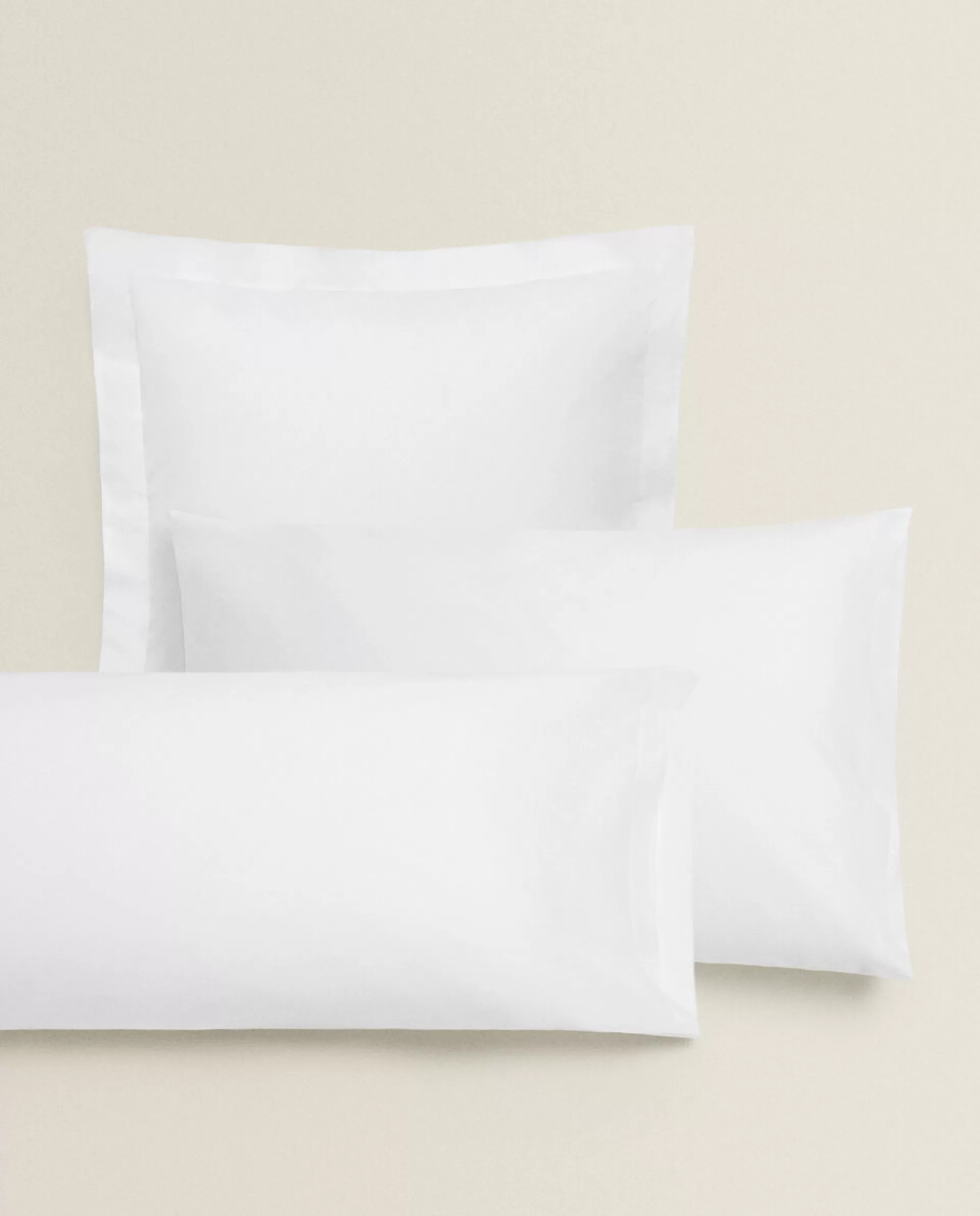 ZARA Home (500 Thread Count) Percale Pillowcase White Best Sale