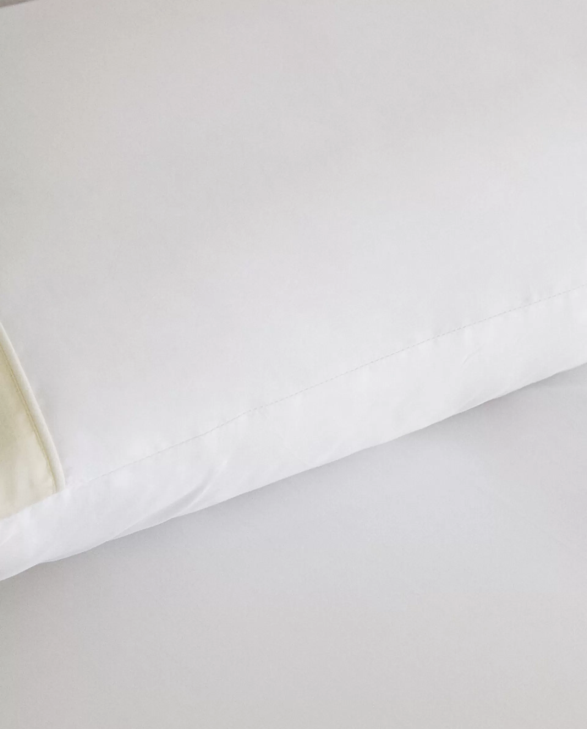 ZARA Home (500 Thread Count) Sateen Duvet Cover Cream Discount