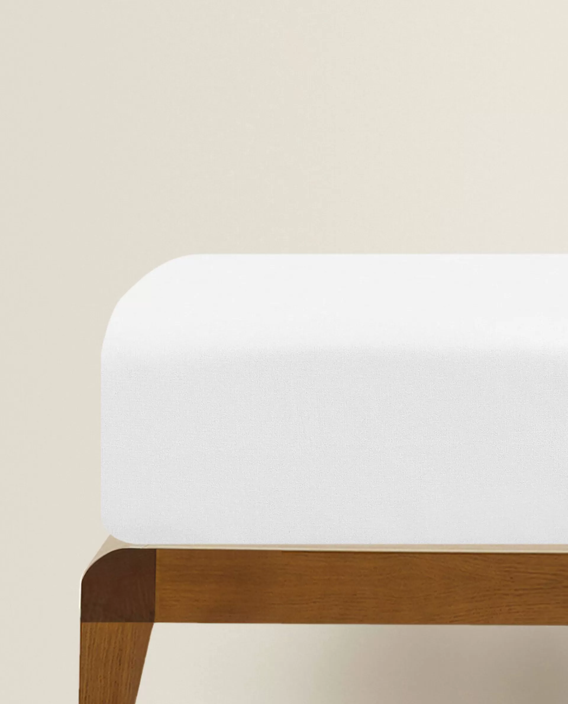 ZARA Home (300 Thread Count) Sateen Fitted Sheet White Outlet