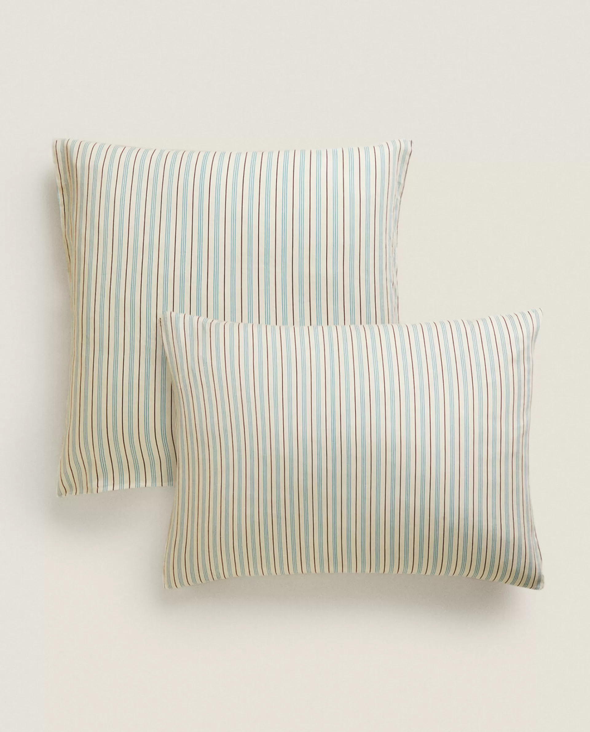 ZARA Home (300 Thread Count) Striped Washed Sateen Pillowcase Butter Yellow Store