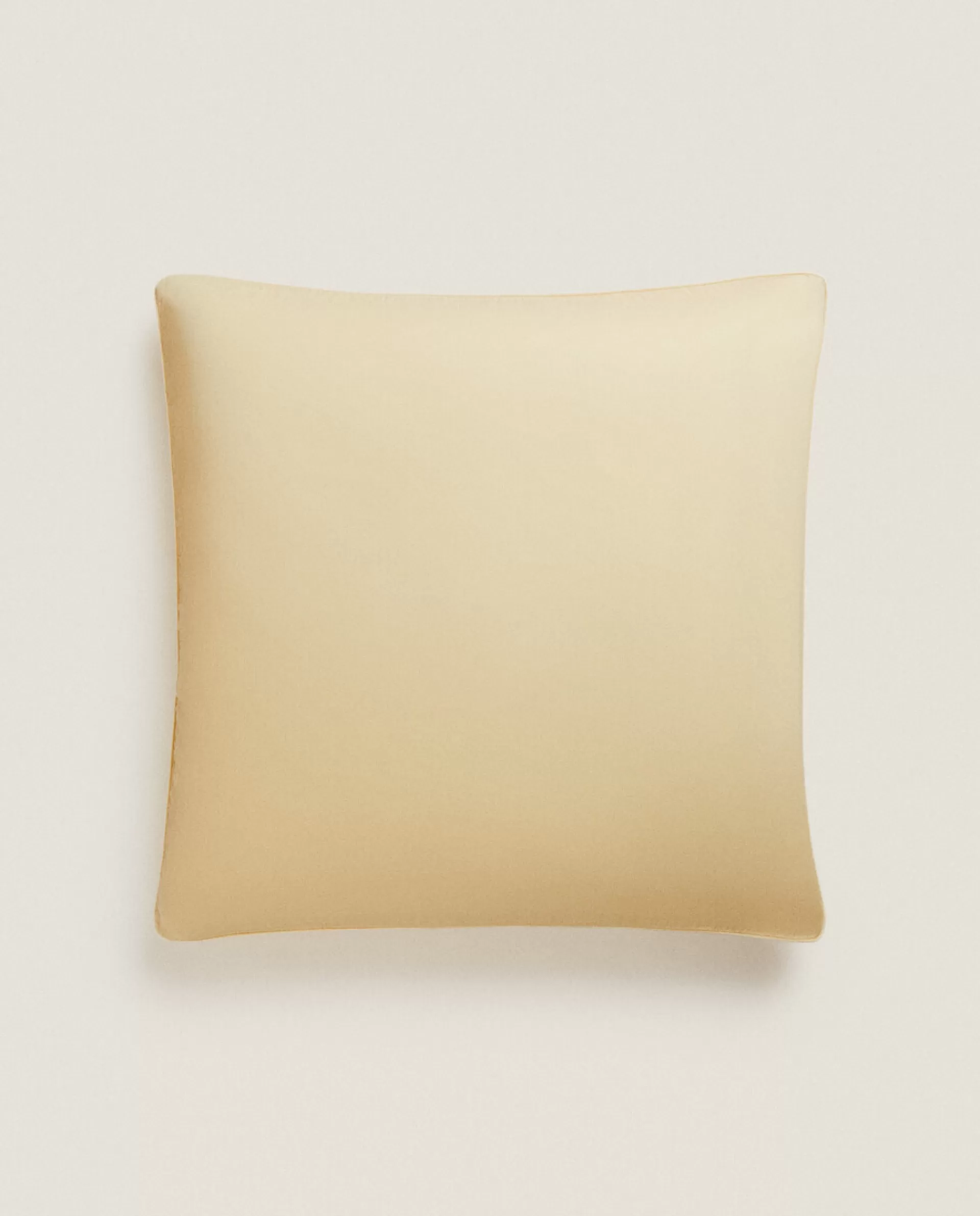 ZARA Home (300 Thread Count) Washed Sateen Pillowcase Butter Yellow Cheap