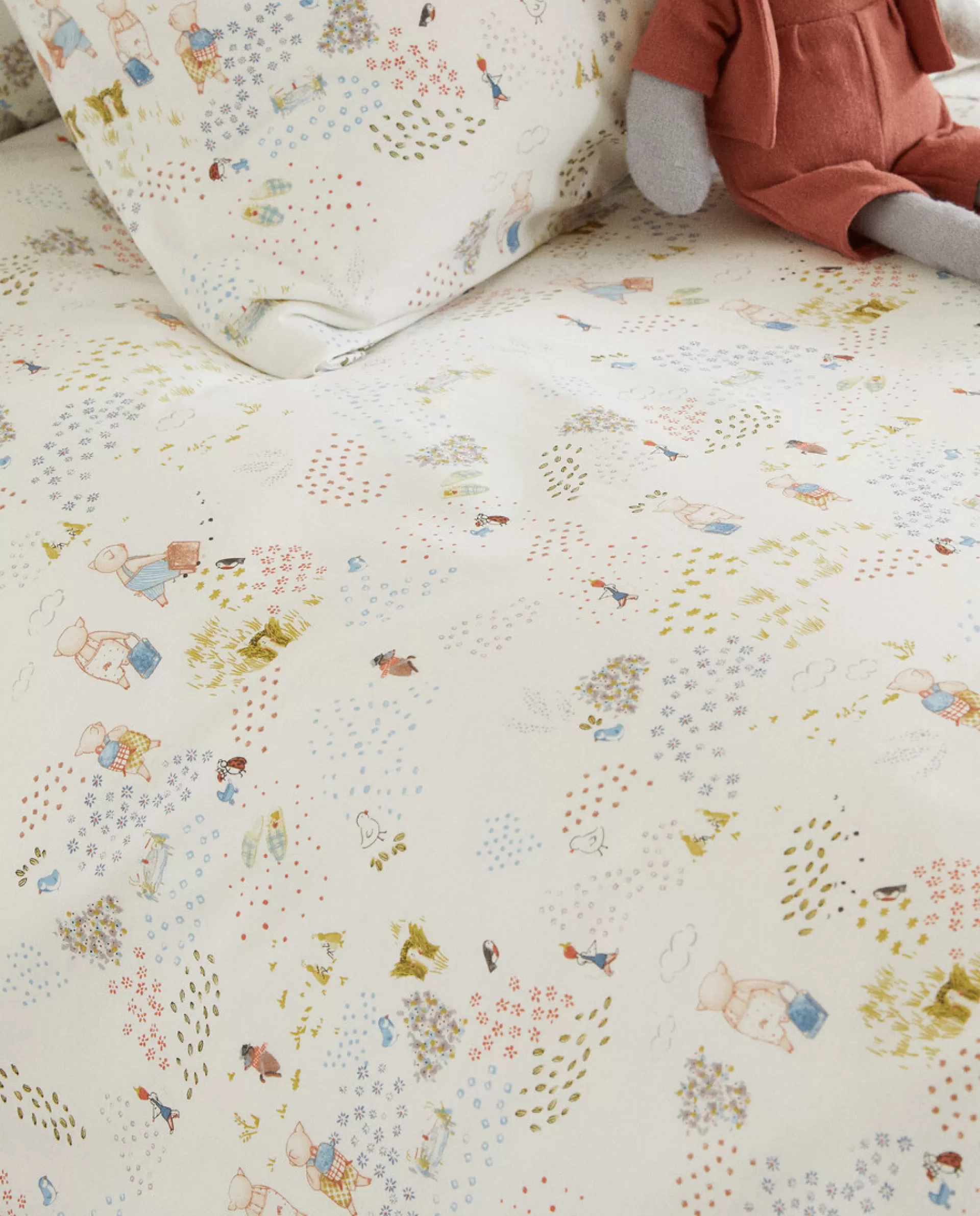 ZARA Home Three Little Pigs Duvet Cover Multicolored Fashion