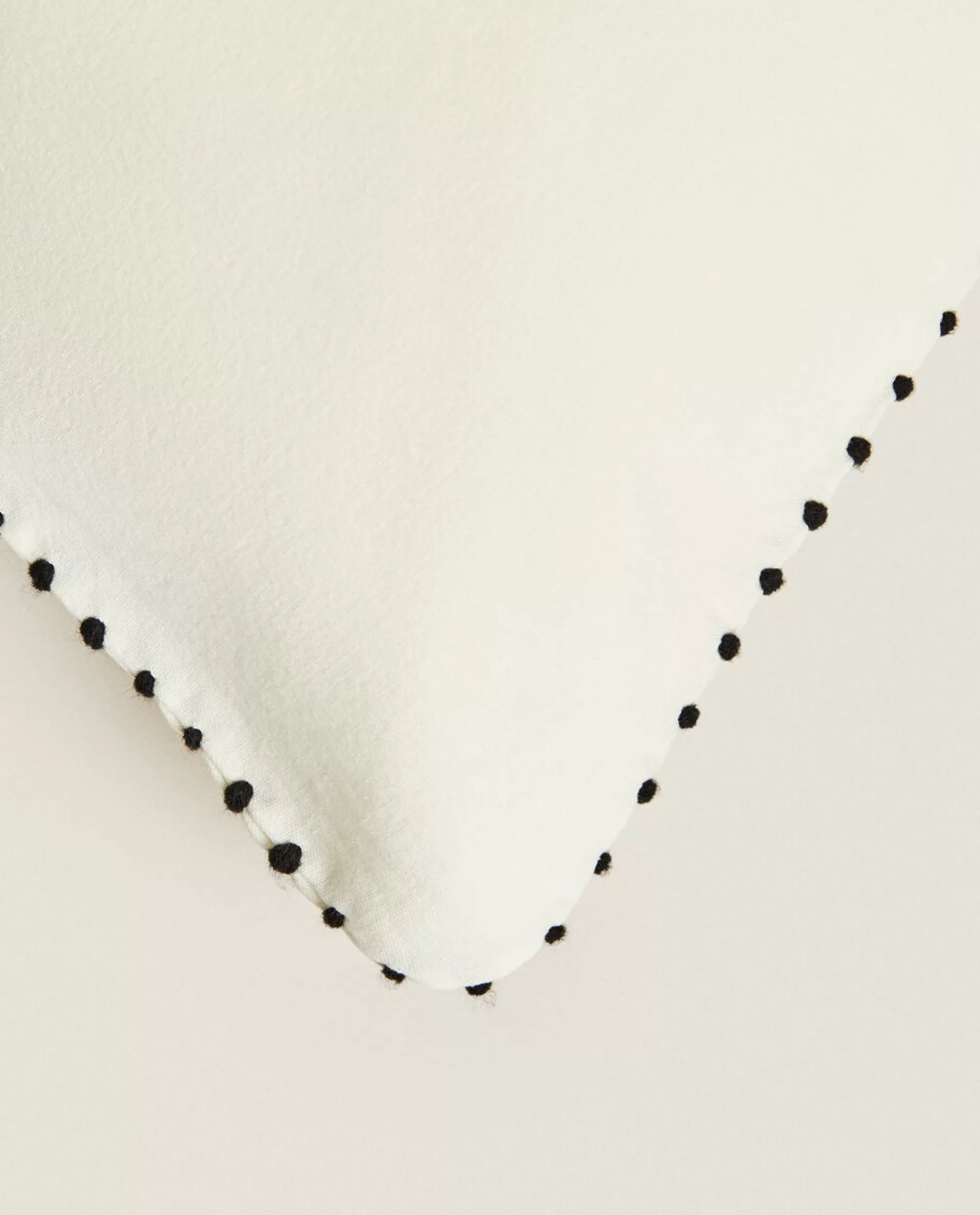 ZARA Home Throw Pillow Cover Cream Sale