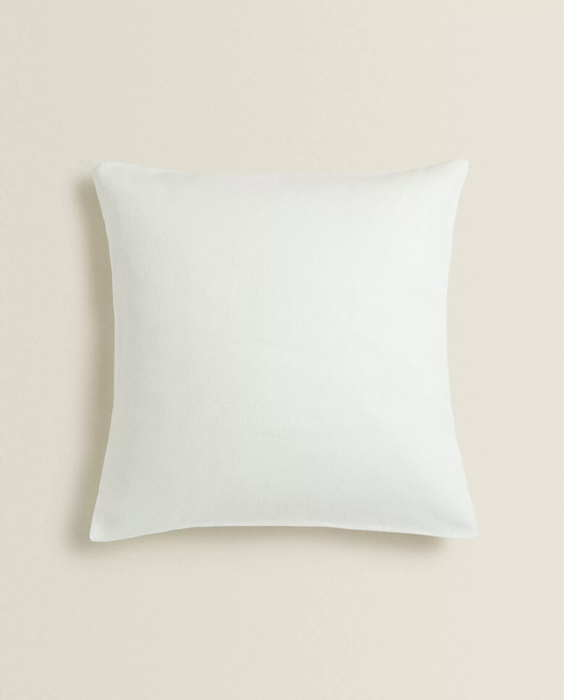 ZARA Home Throw Pillow Cover Oyster White Online
