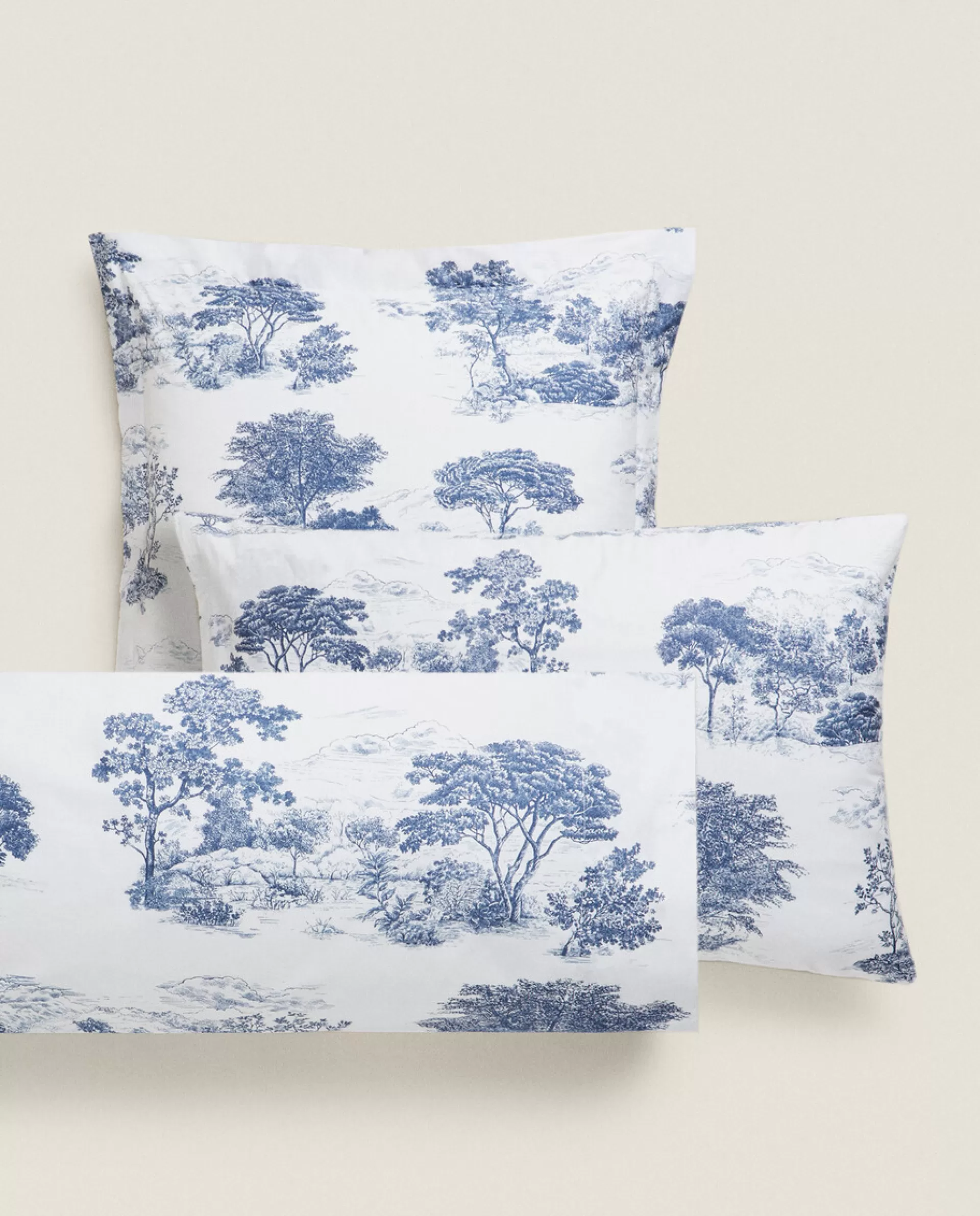 ZARA Home Toile De Jouy Pillowcase Blue Online