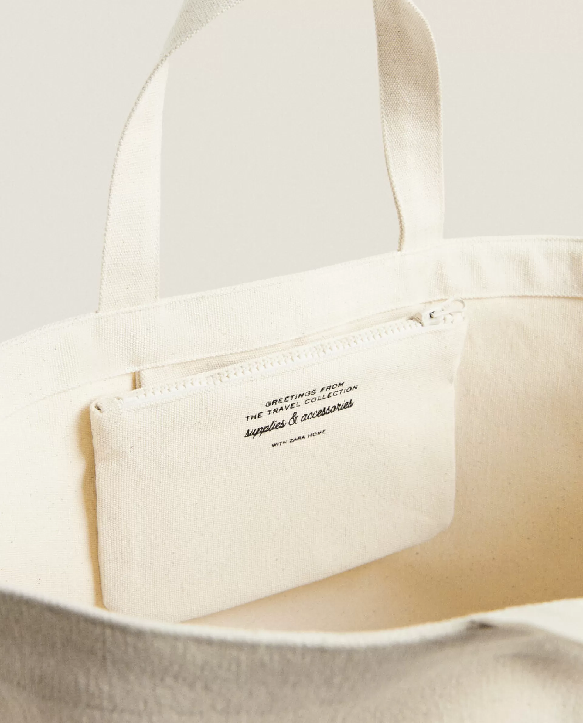 ZARA Home Tote Bag X Saint-Lazare Cream Shop