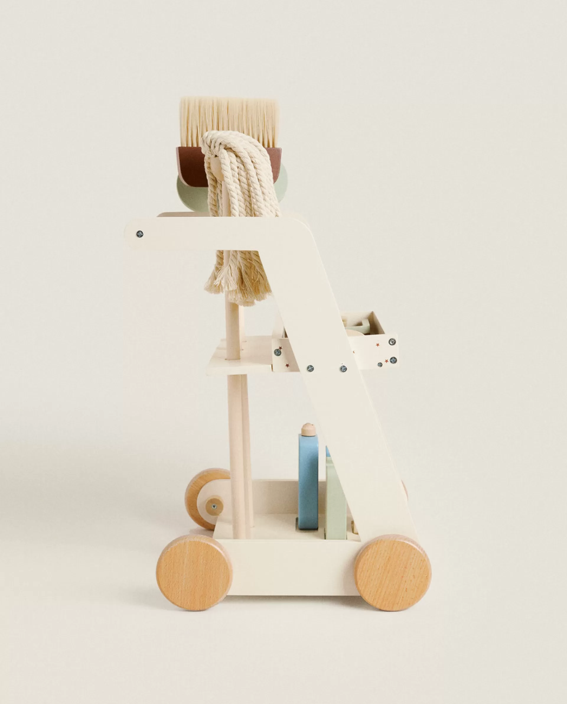 ZARA Home Toy Cleaning Cart Set Cream Cheap