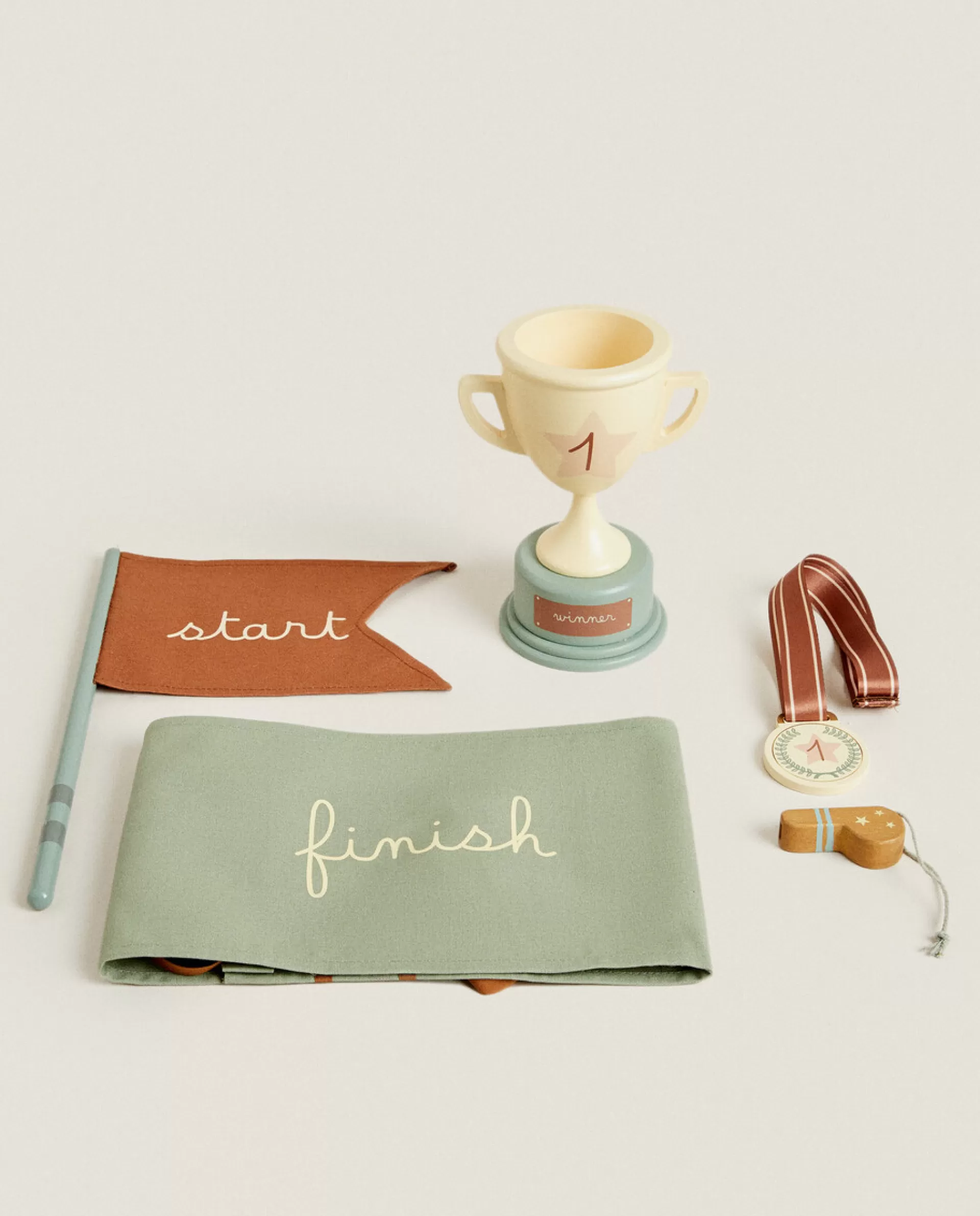 ZARA Home Toy Race Set Multicolored New