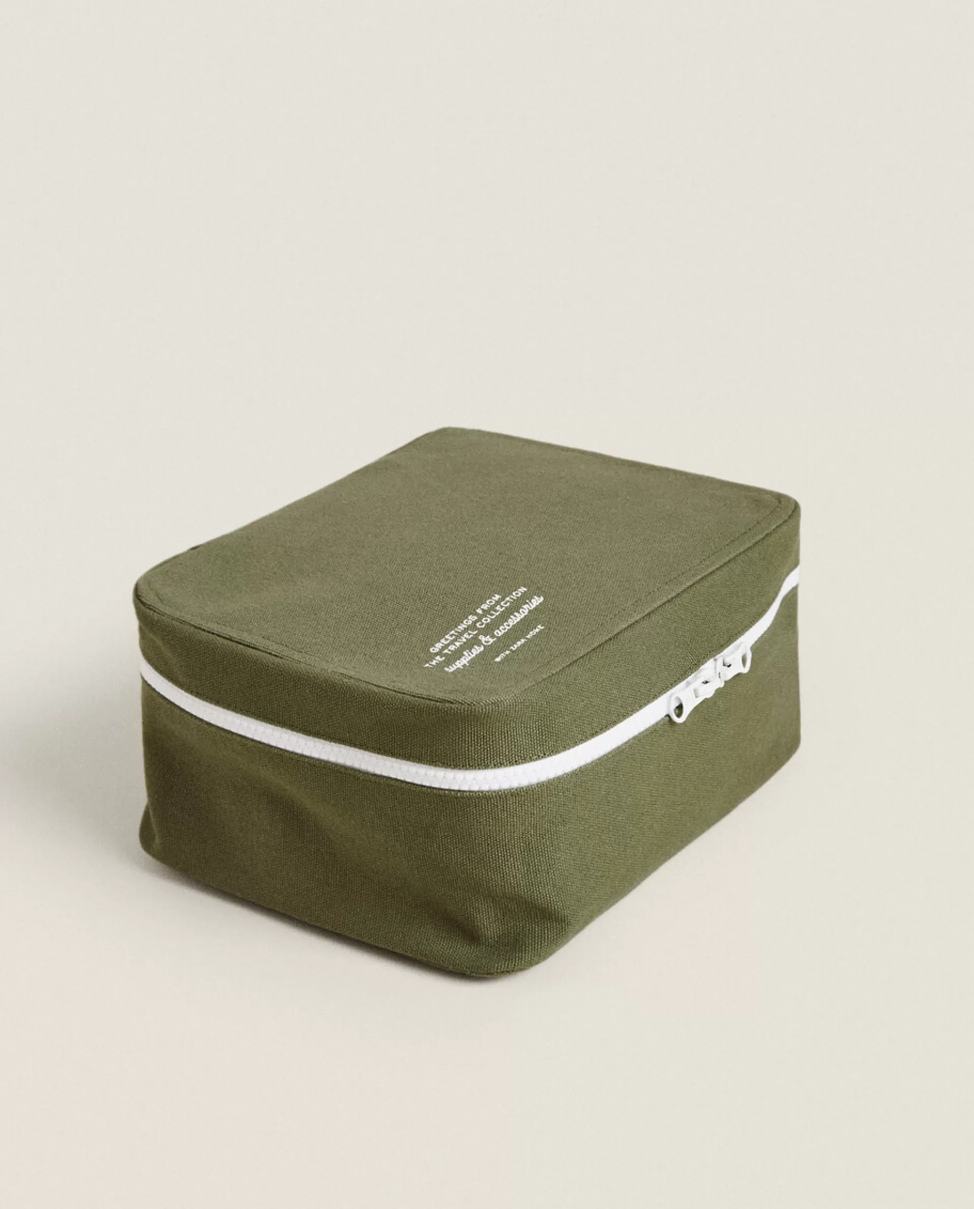ZARA Home Travel Toiletry Bag X Saint-Lazare Green Cheap