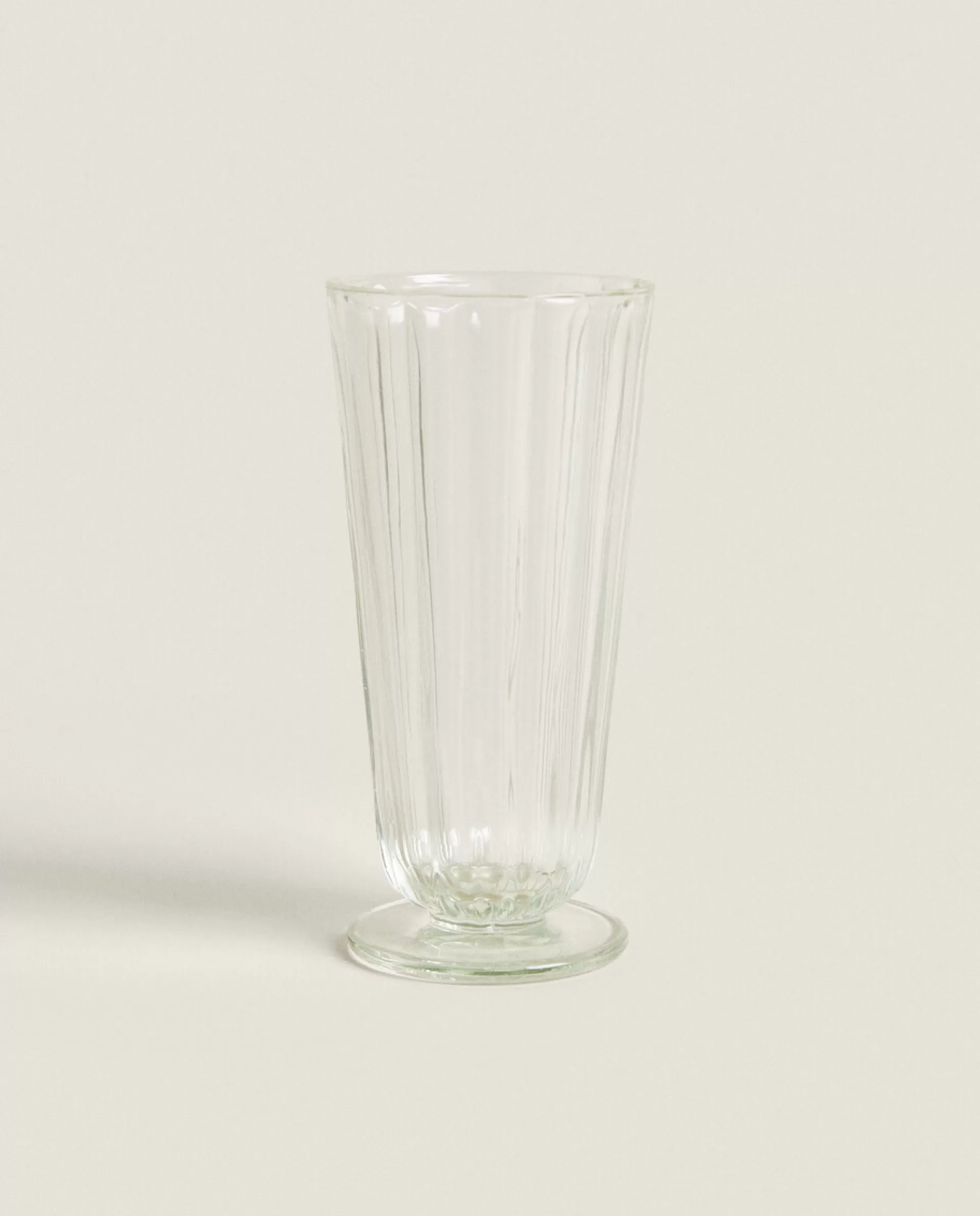 ZARA Home Tumbler With Base And Raised Design Transparent Best