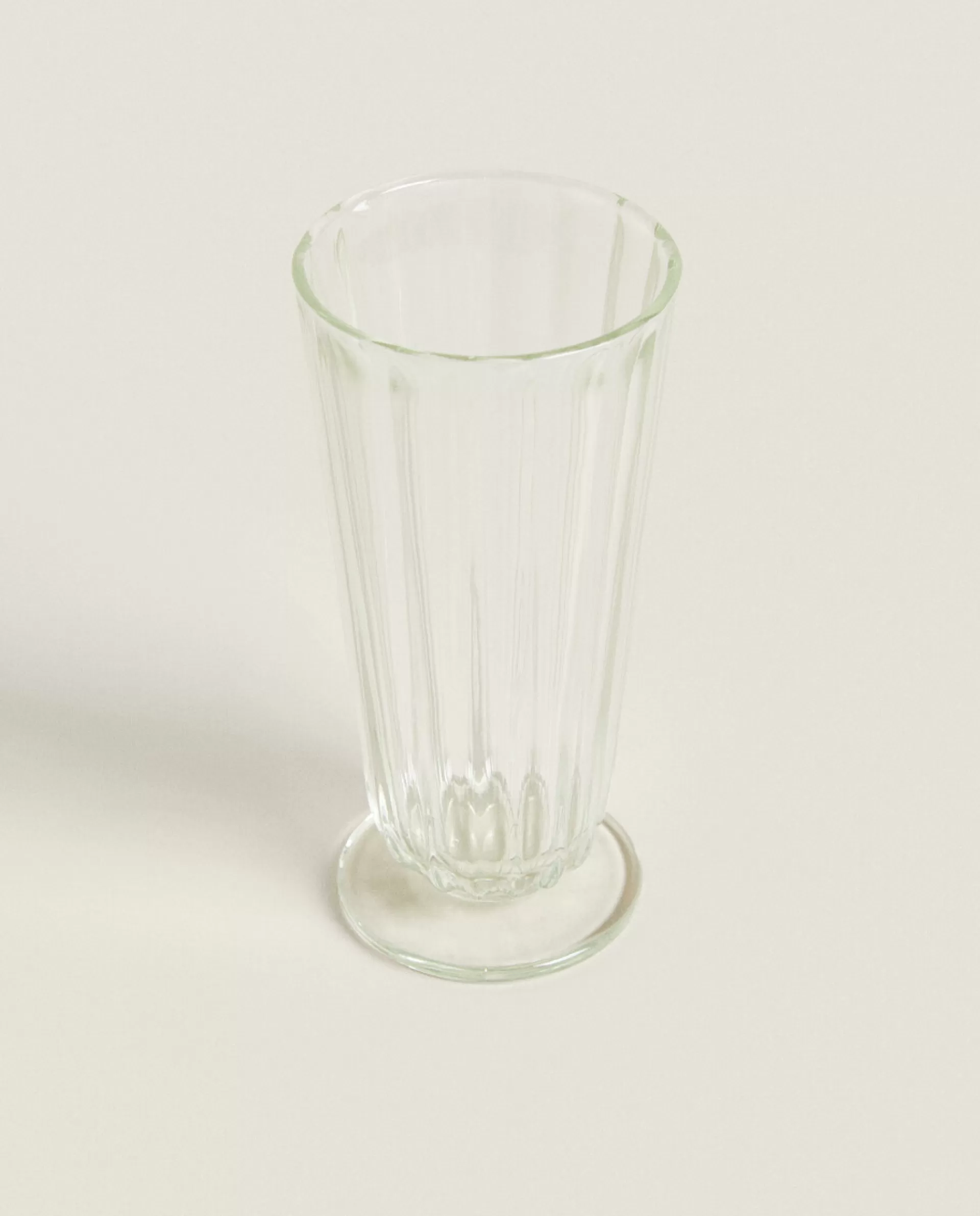 ZARA Home Tumbler With Base And Raised Design Transparent Best