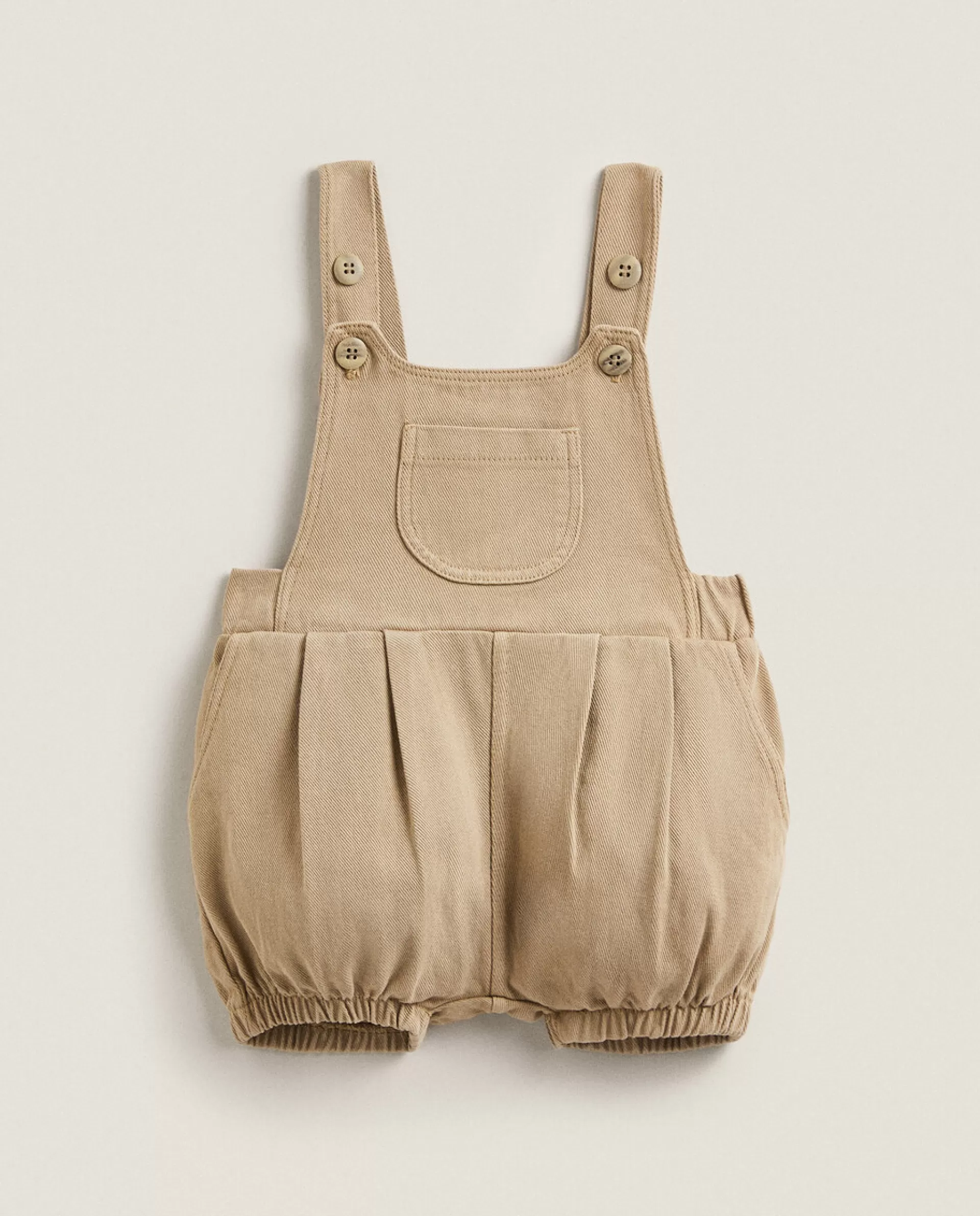 ZARA Home Twill Overalls Brown Hot