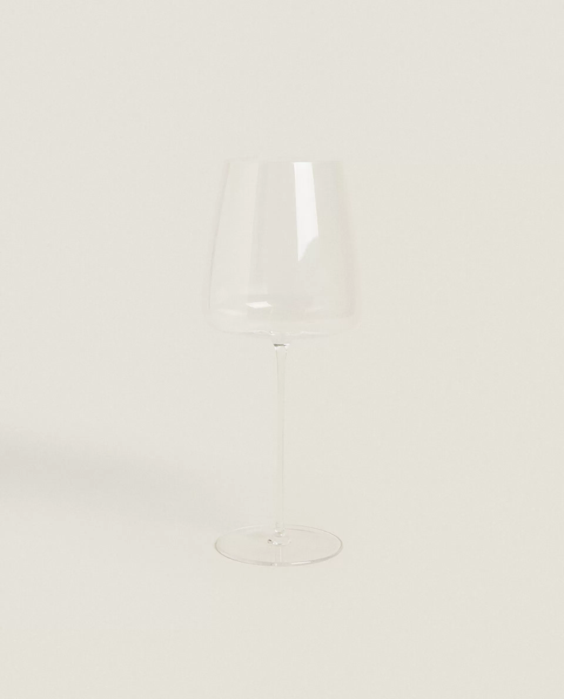 ZARA Home Ultra Lightweight Wine Glass Transparent Fashion