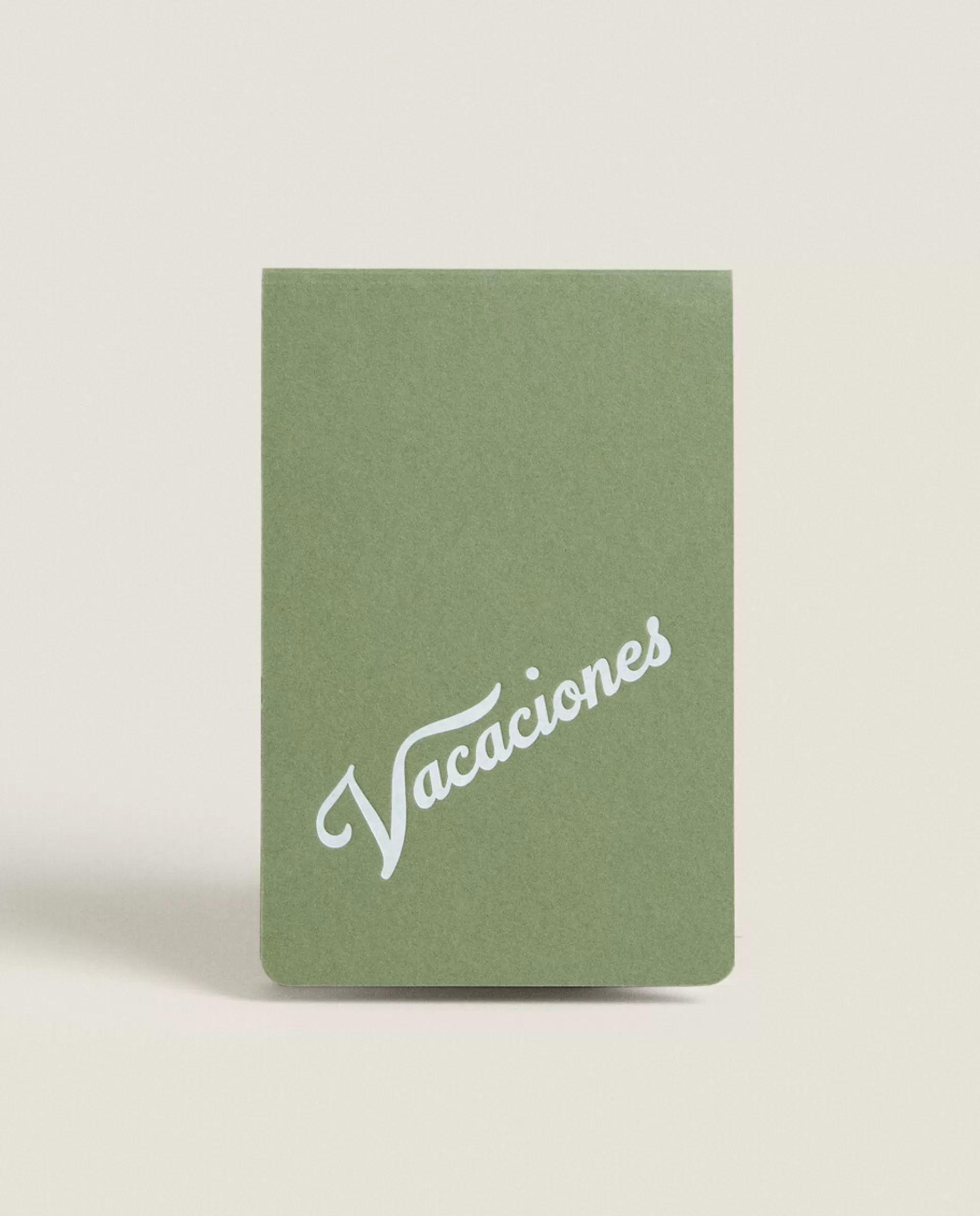 ZARA Home Vacaciones Notepad X Saint-Lazare Green Sale