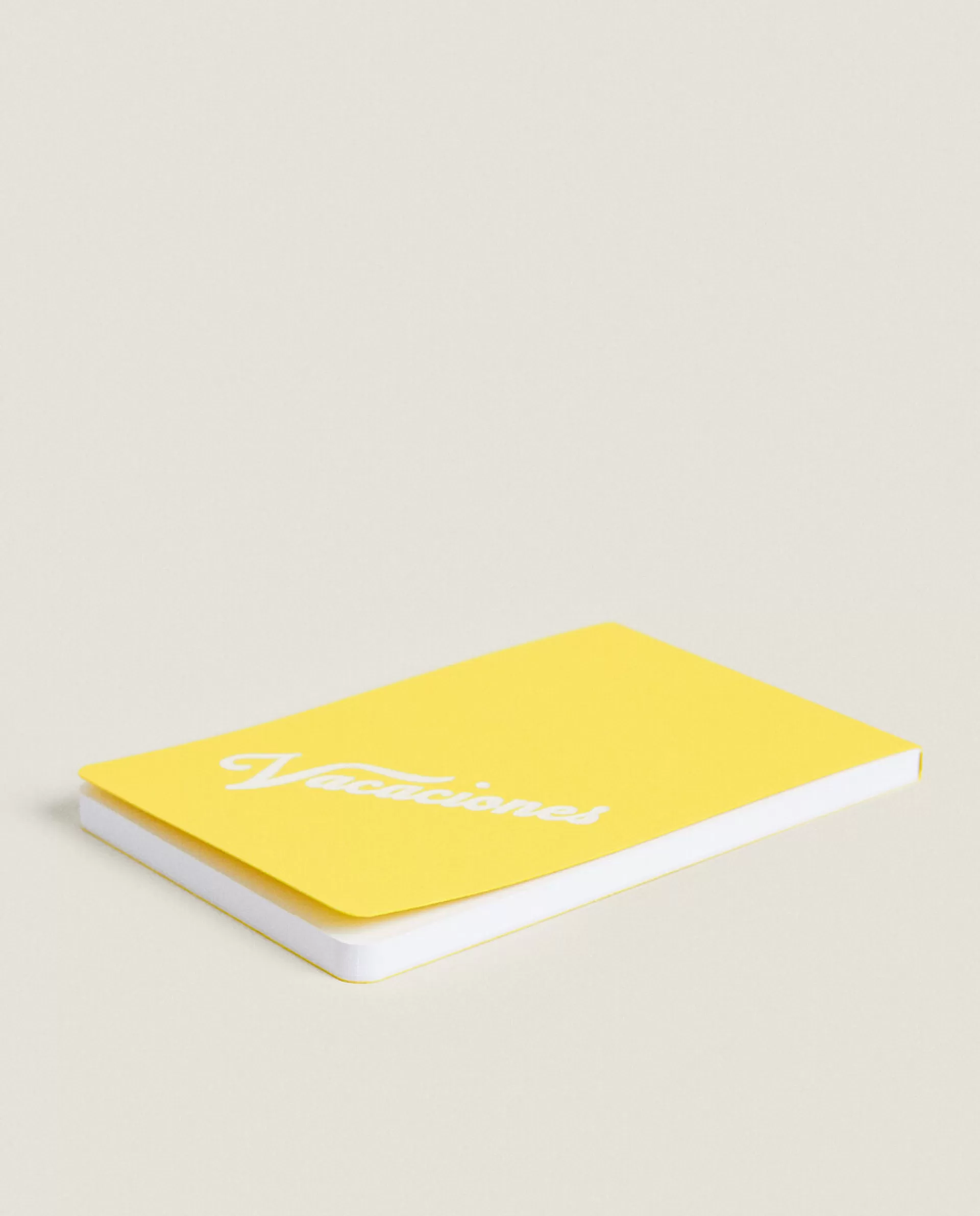 ZARA Home Vacaciones Notepad X Saint-Lazare Yellow Cheap