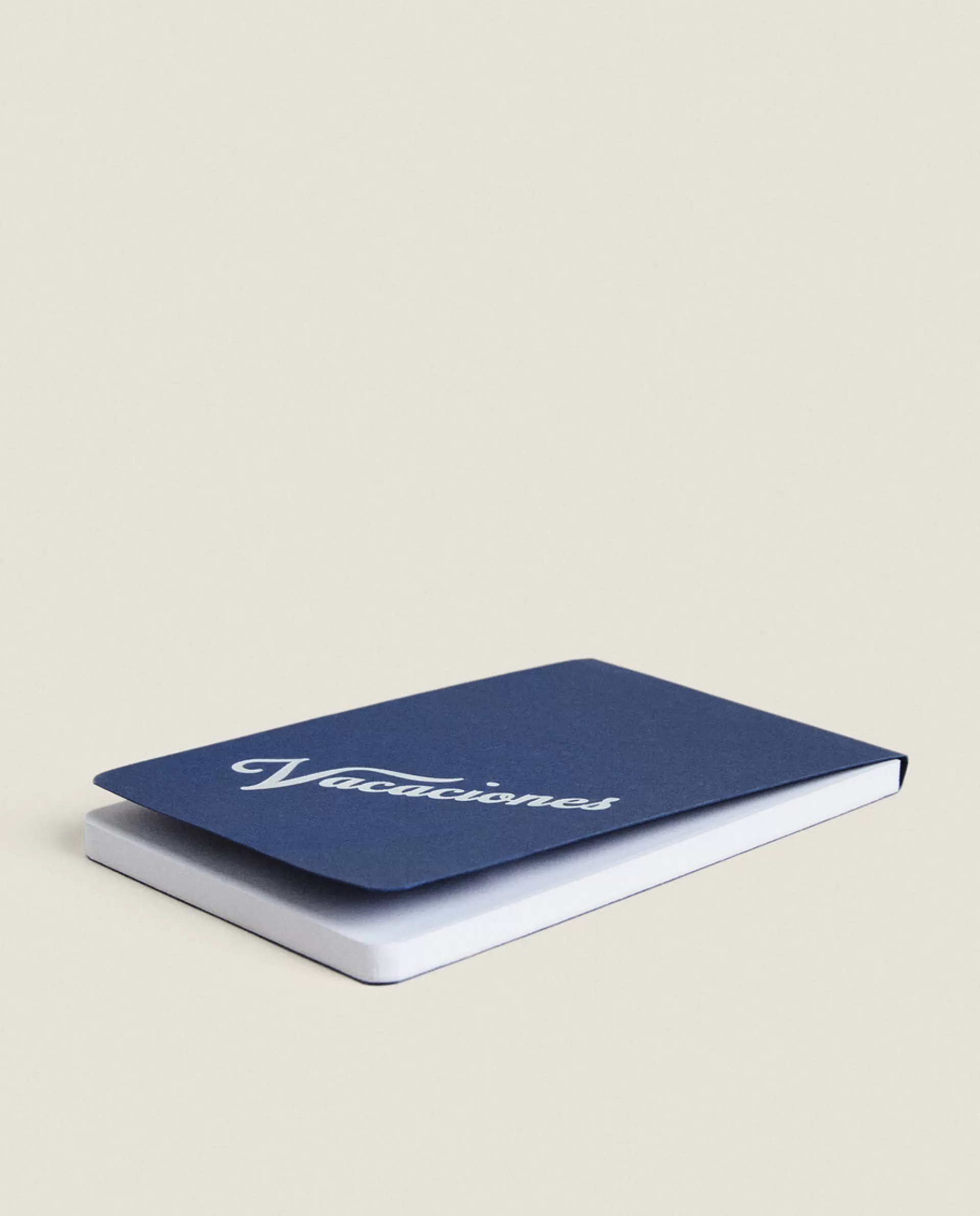 ZARA Home Vacaciones Notepad X Saint-Lazare Blue New