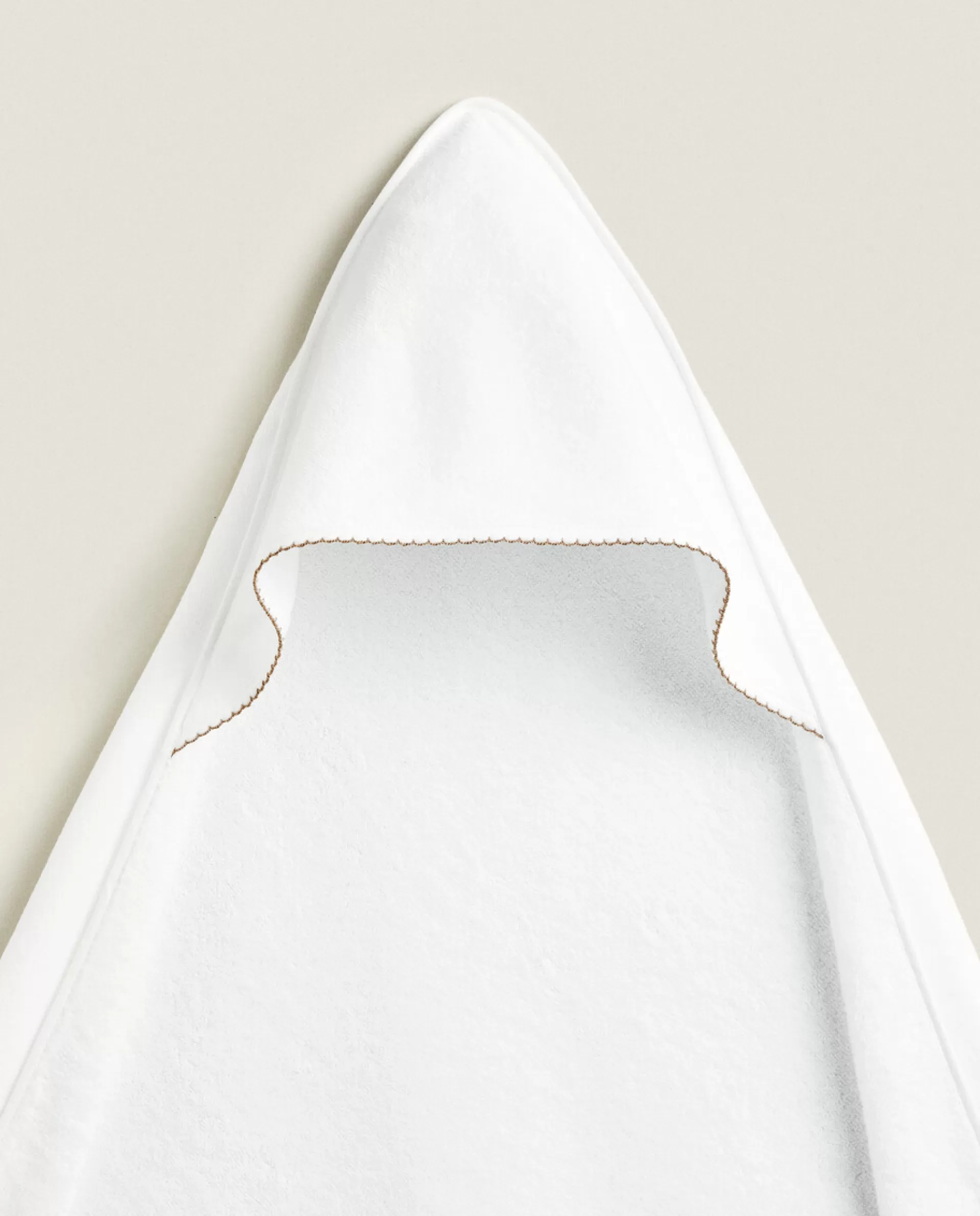 ZARA Home Velour Cape With Trim Detail White Best Sale