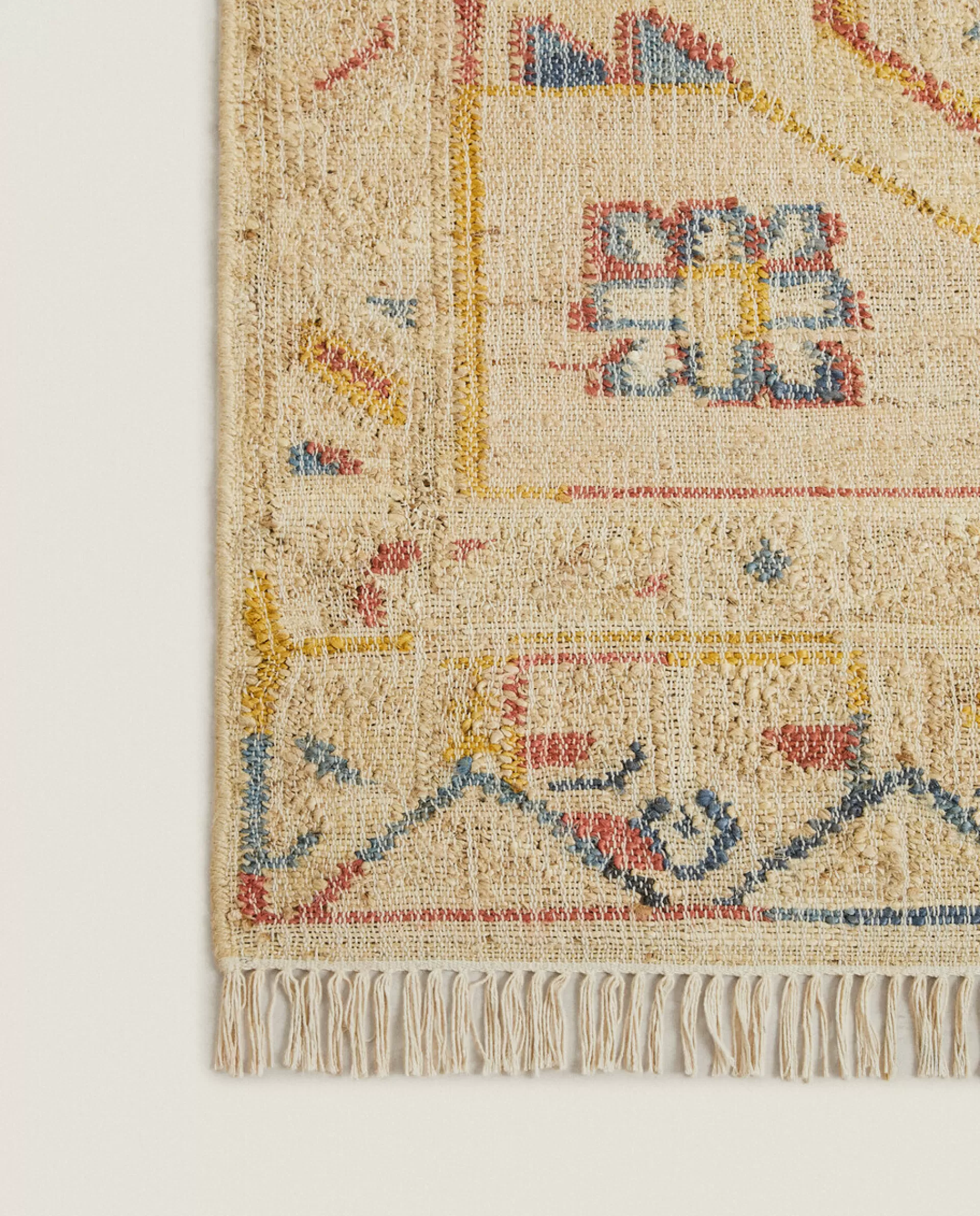 ZARA Home Vintage Jute Rug Natural Colour Fashion