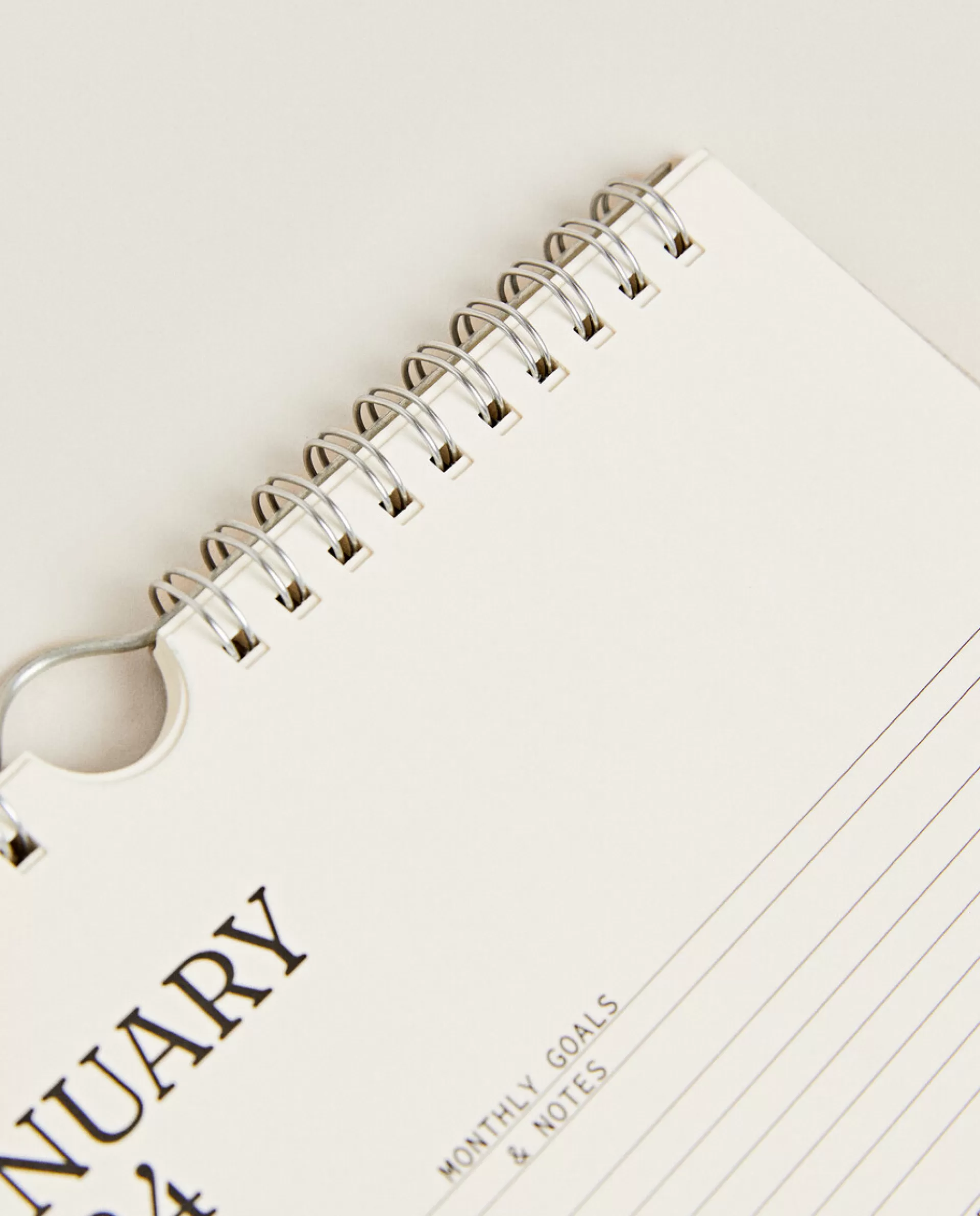 ZARA Home 2024 Wall Calendar Cream Best