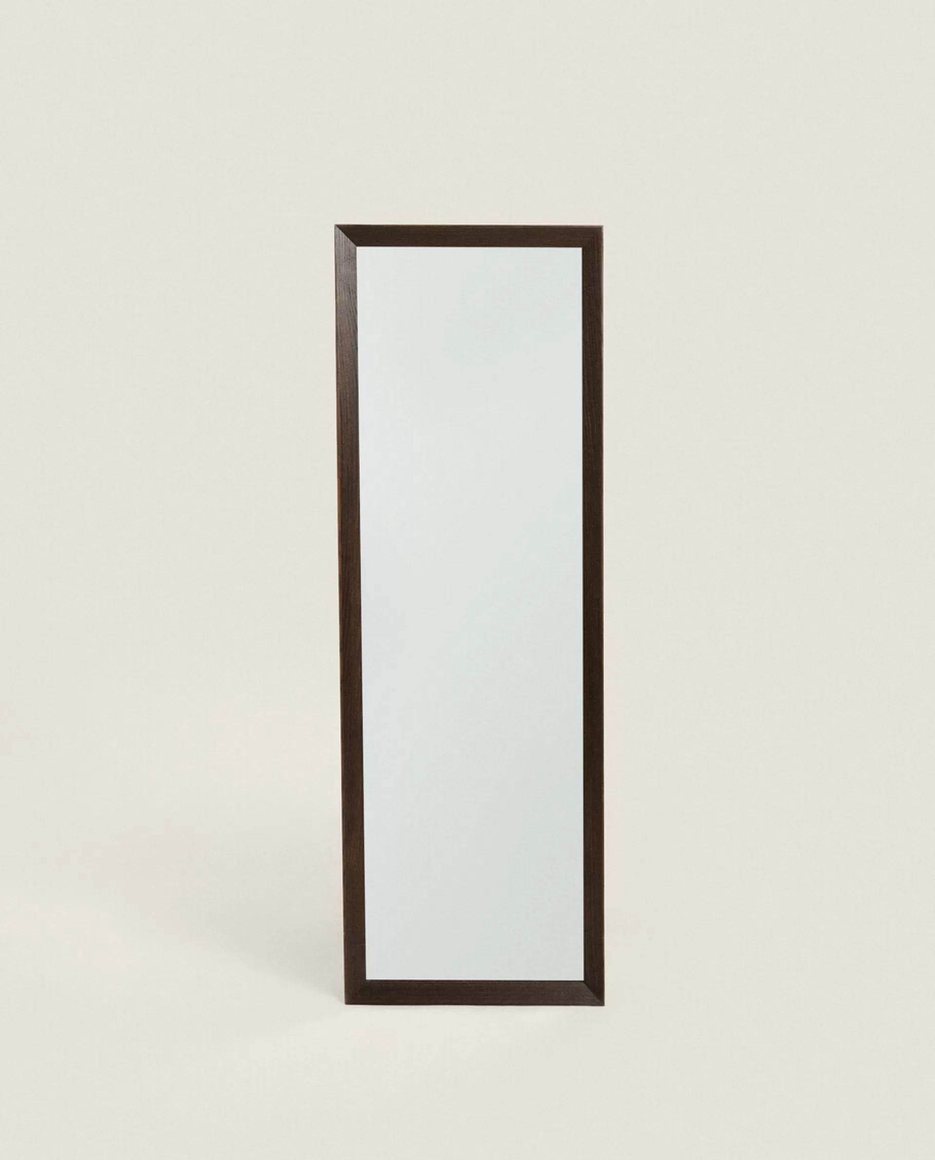 ZARA Home Wall Mirror With Beveled Frame Brown Online