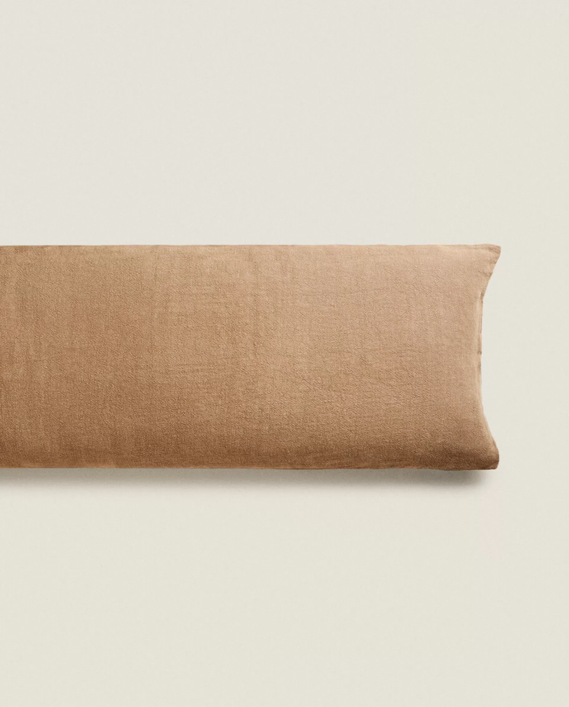 ZARA Home Washed Linen Throw Pillow Cover Taupe Hot