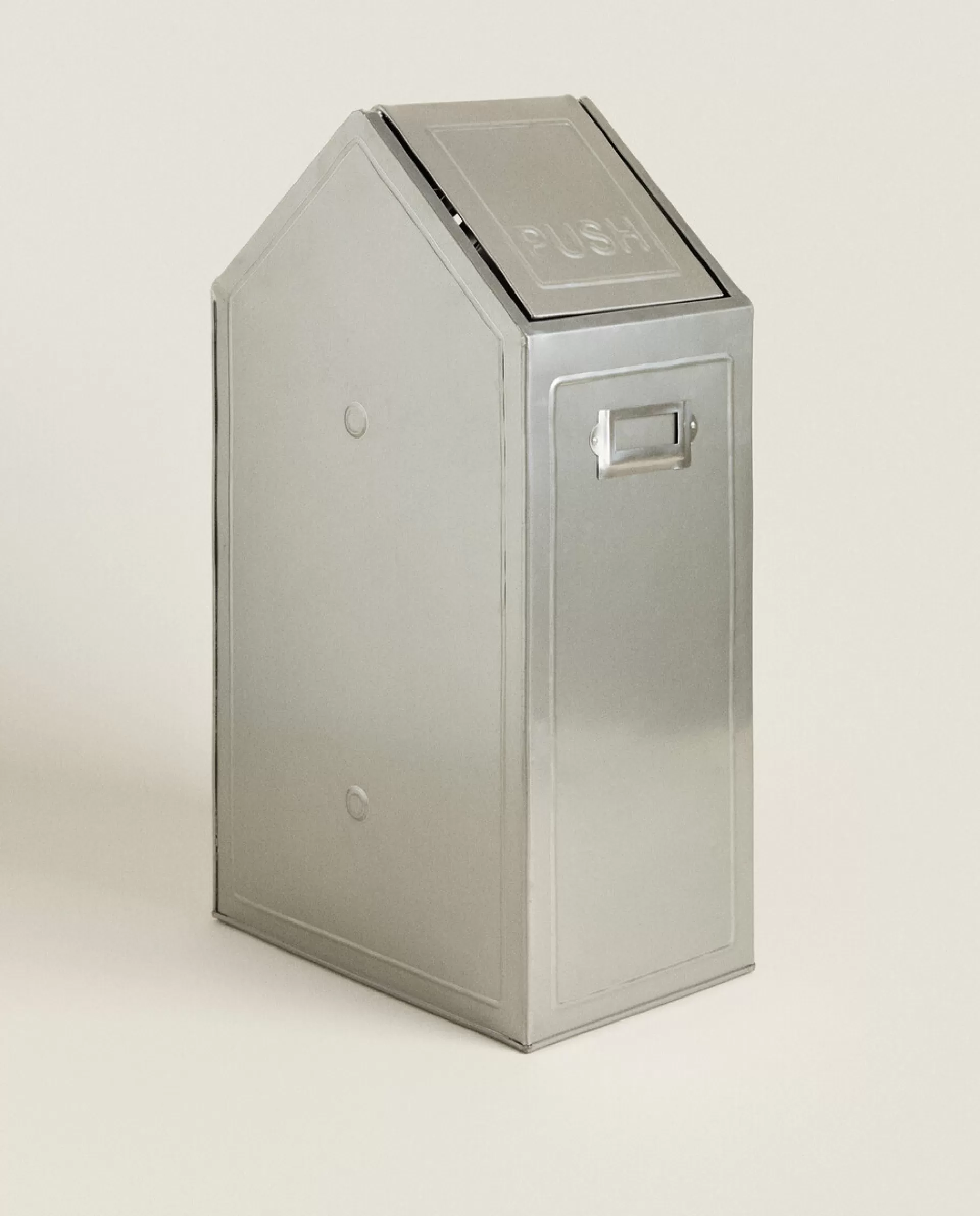 ZARA Home Wastepaper Basket With Lid (68 Oz) Steel Cheap