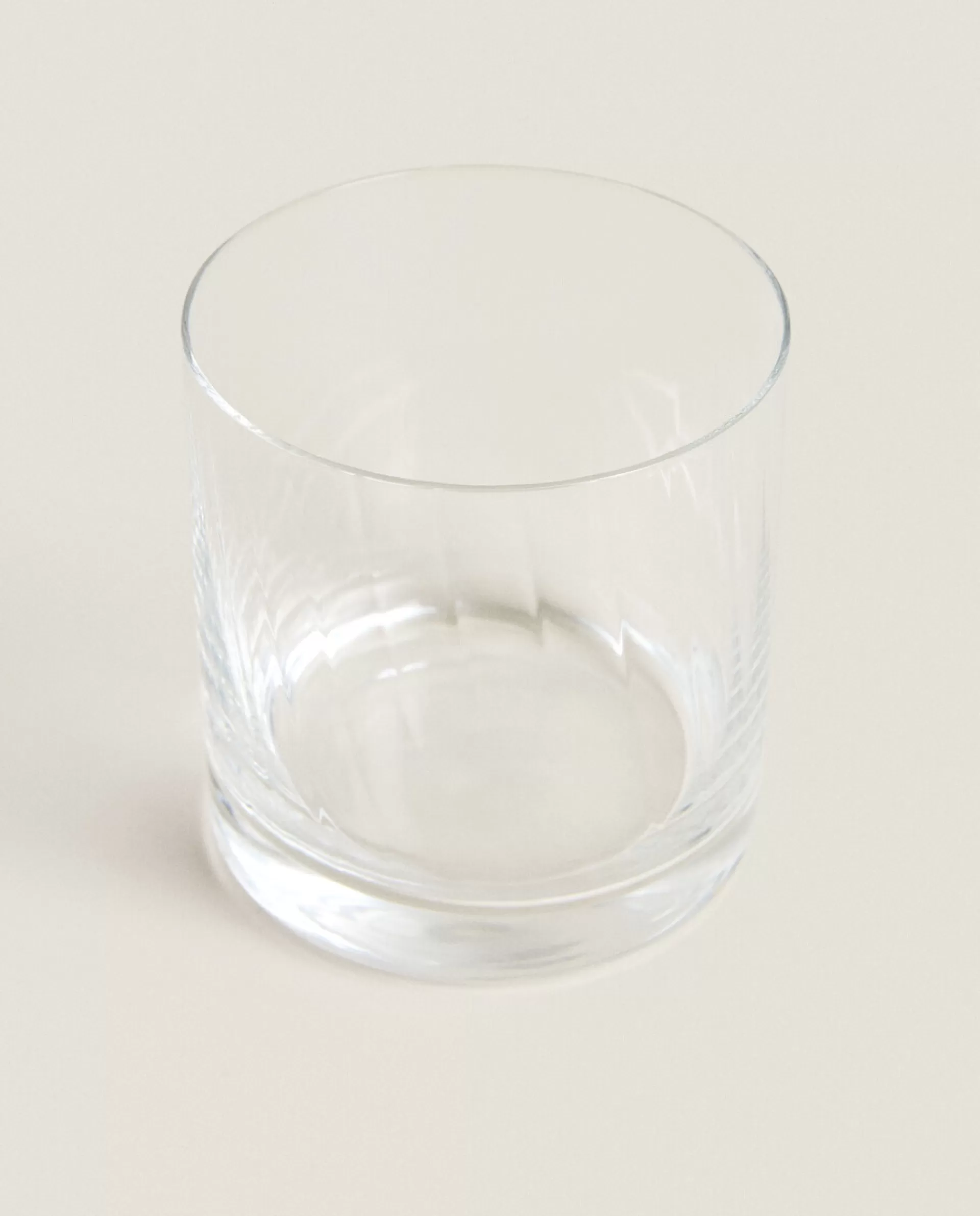 ZARA Home Whiskey Glass Tumbler Transparent Outlet