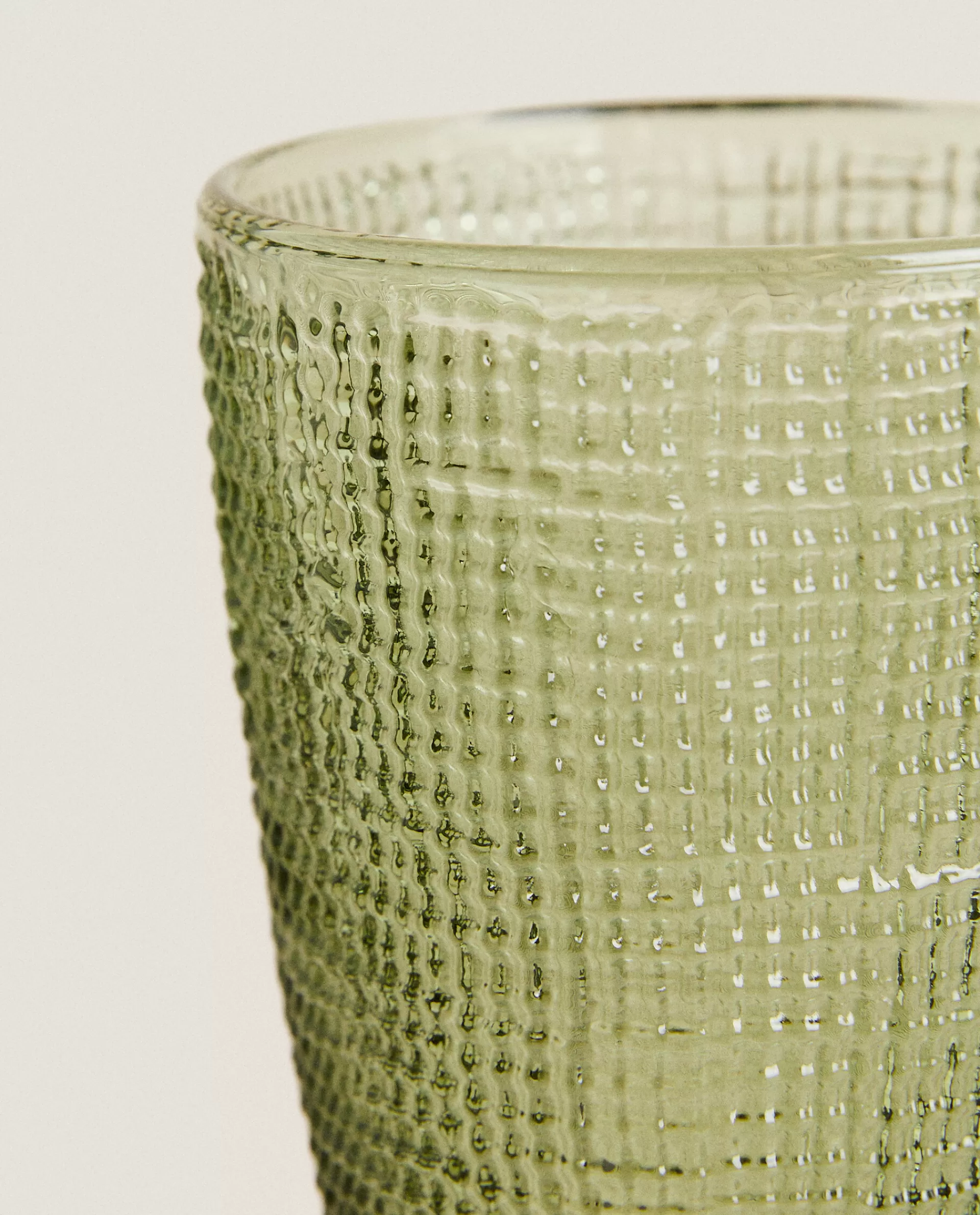 wine_glass_with_raised_design_4-1.webp ZARA Home Wine Glass With Raised Design Green Discount