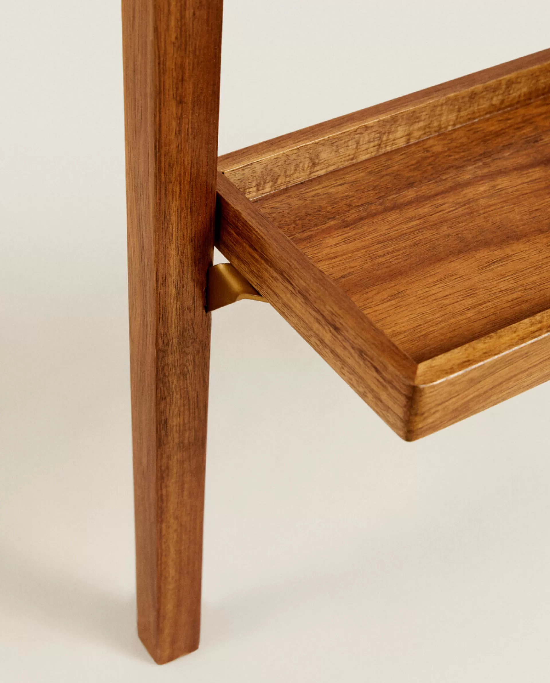 ZARA Home Wooden Full Length Mirror With Stand Brown New