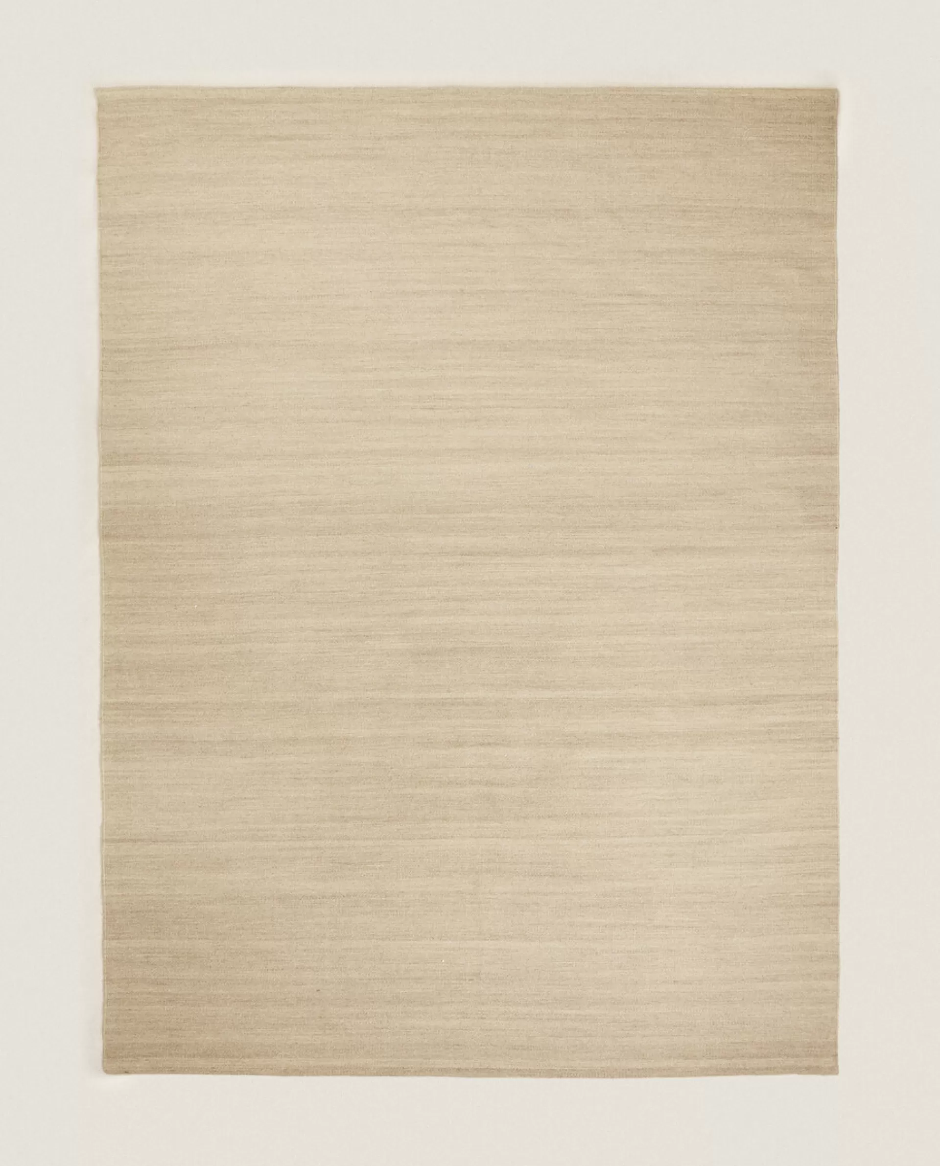 ZARA Home Wool And Cotton Rug Beige Flash Sale