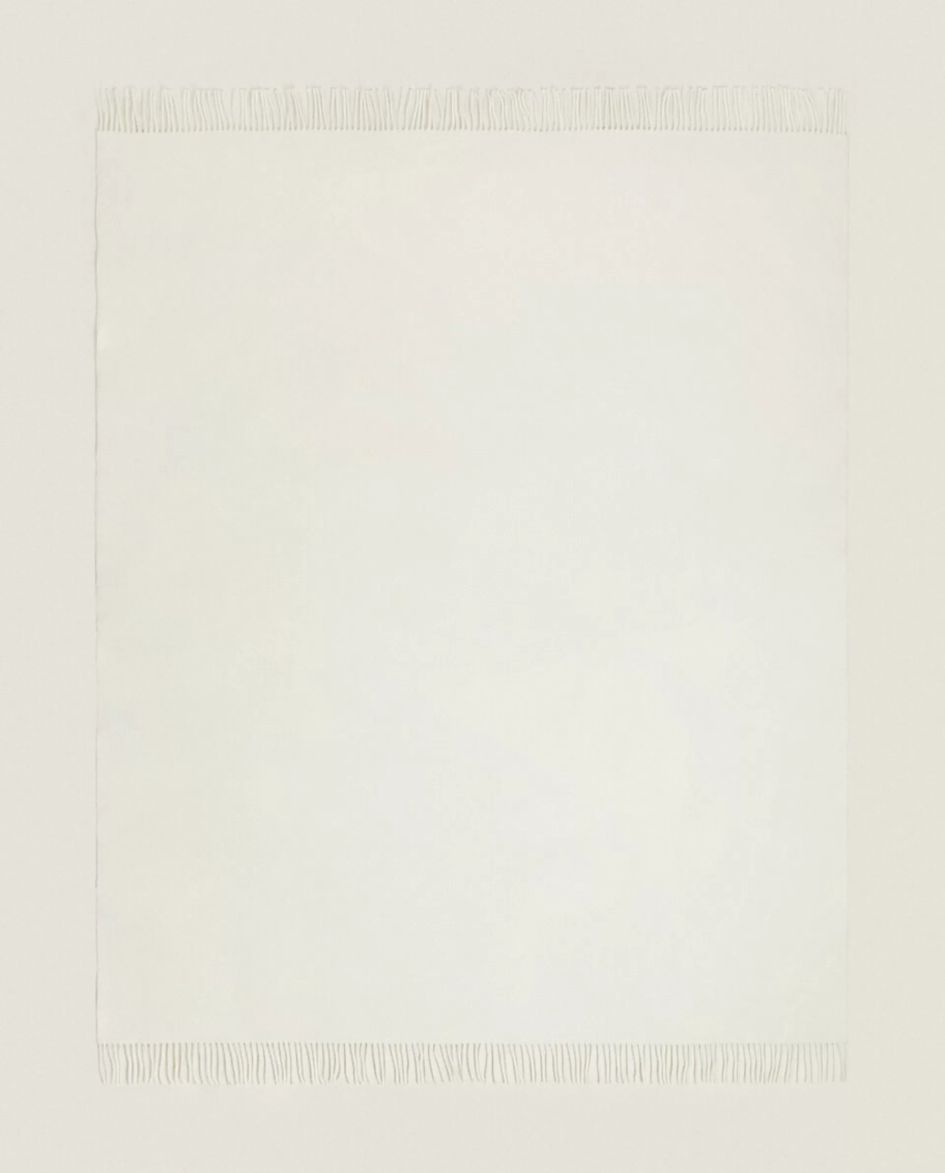 ZARA Home Wool Blanket Cream Best Sale