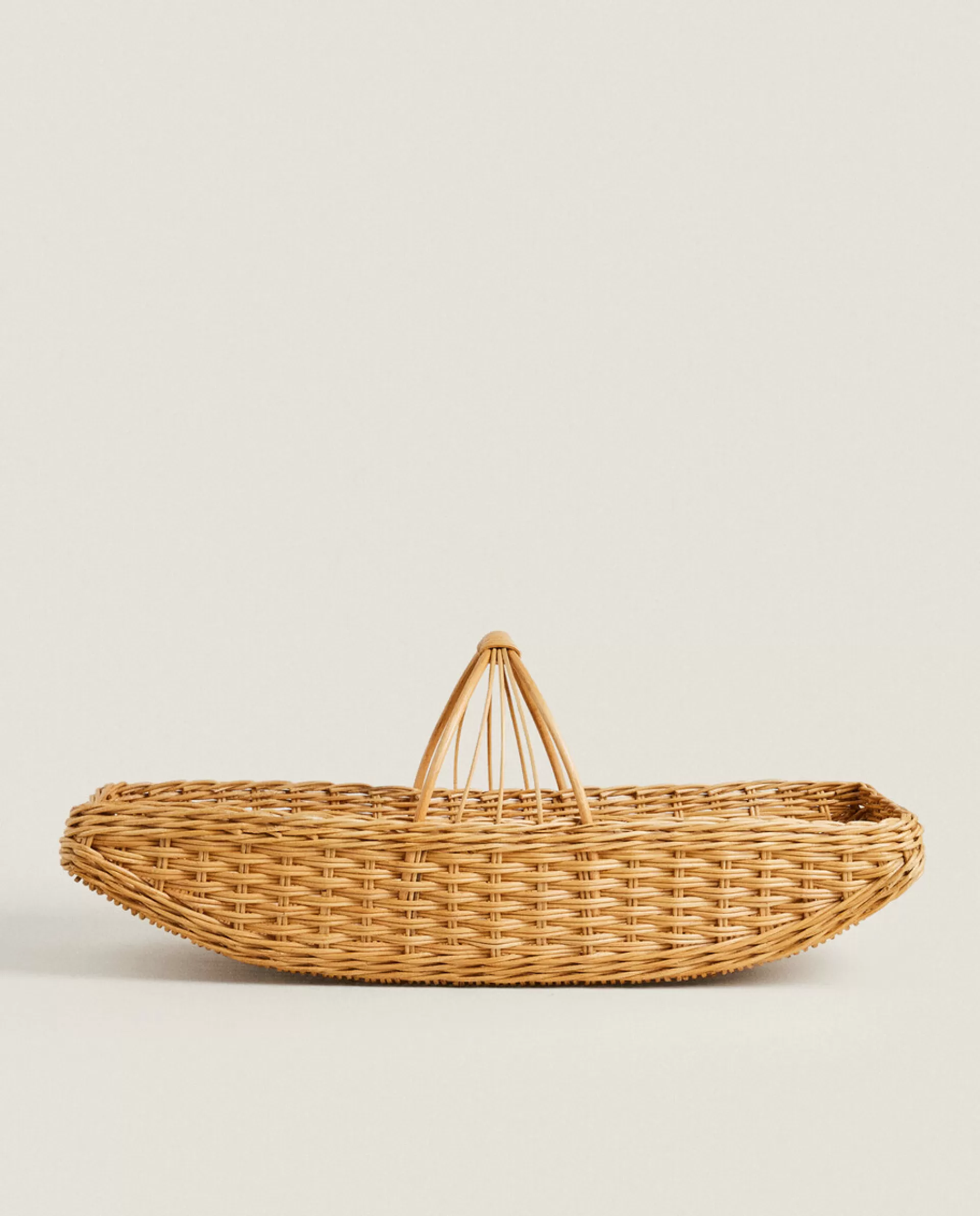 ZARA Home Woven Rattan Hamper Natural Colour Cheap