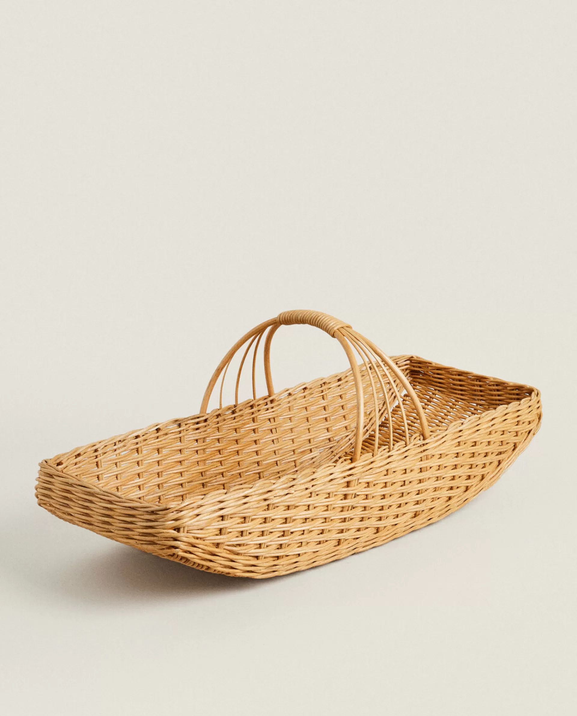 ZARA Home Woven Rattan Hamper Natural Colour Cheap