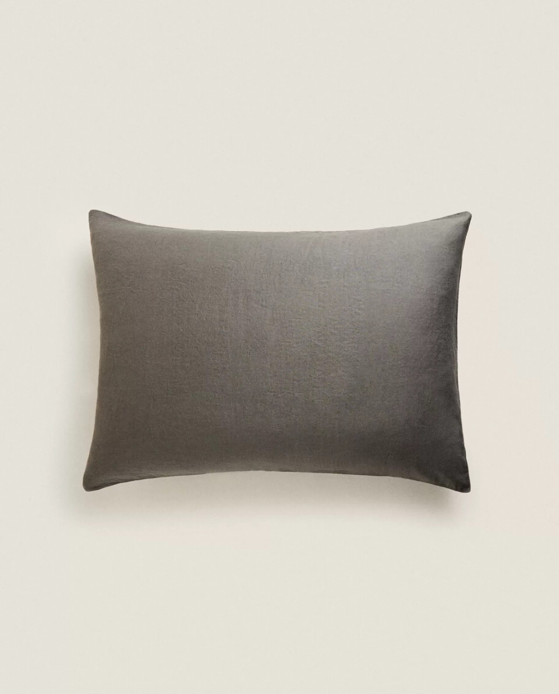ZARA Home Xxl Throw Pillow Cover Grey Discount