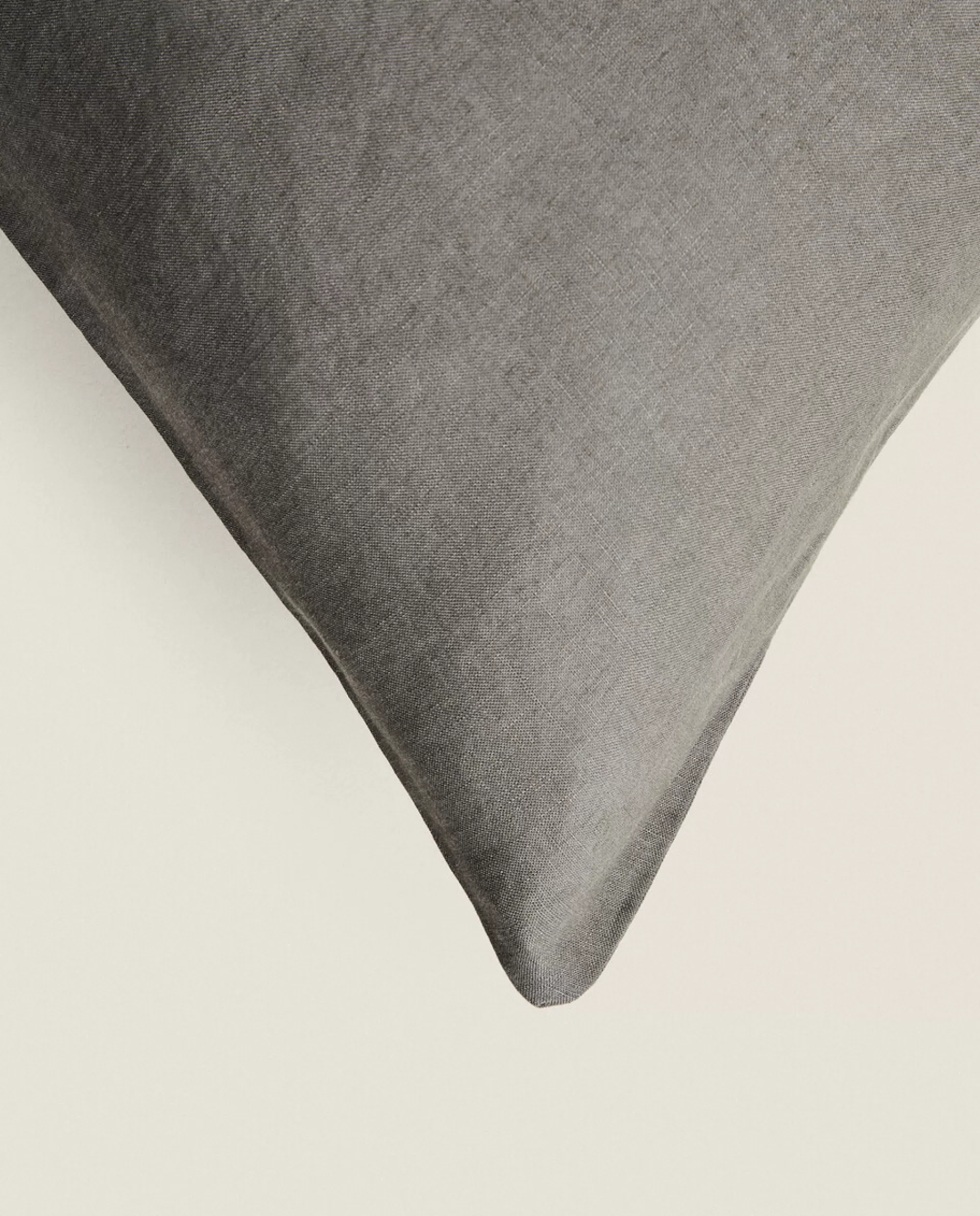 ZARA Home Xxl Throw Pillow Cover Grey Discount